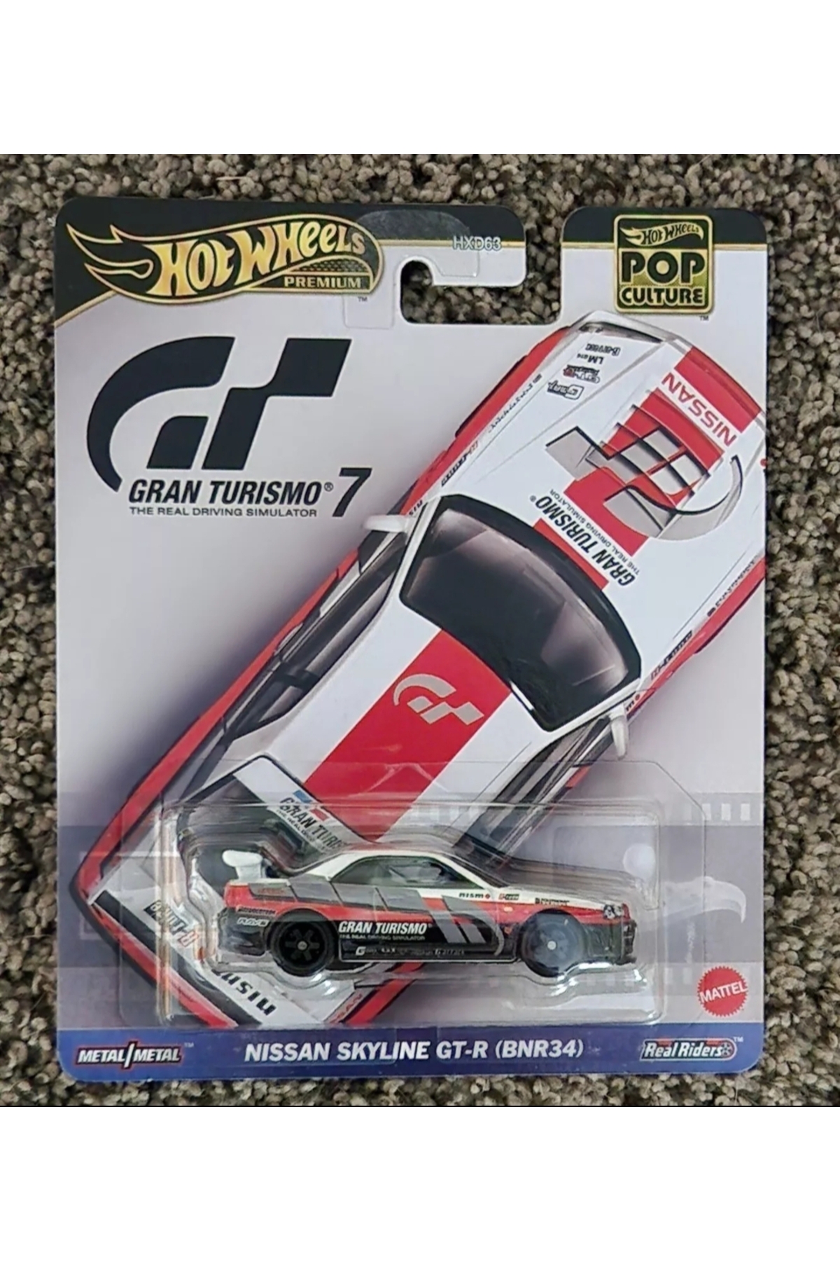 ماشین اسباب بازی GRAN TURISMO 7 1 64 NISSAN SKYLINE GTR R34 COLLECTION MODEL مدل هات ویلز اورجینال HOT WHEELS