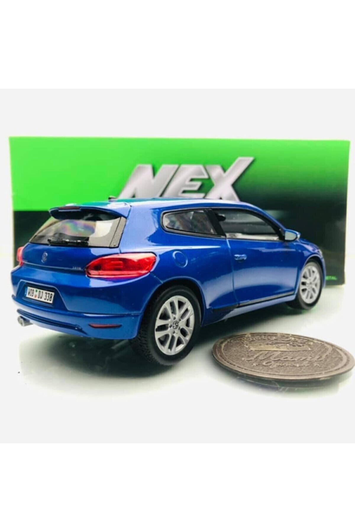 مدل خودرو VOLKSWAGEN SCIROCCO 1 24 CAR BLUE اورجینال WELLY