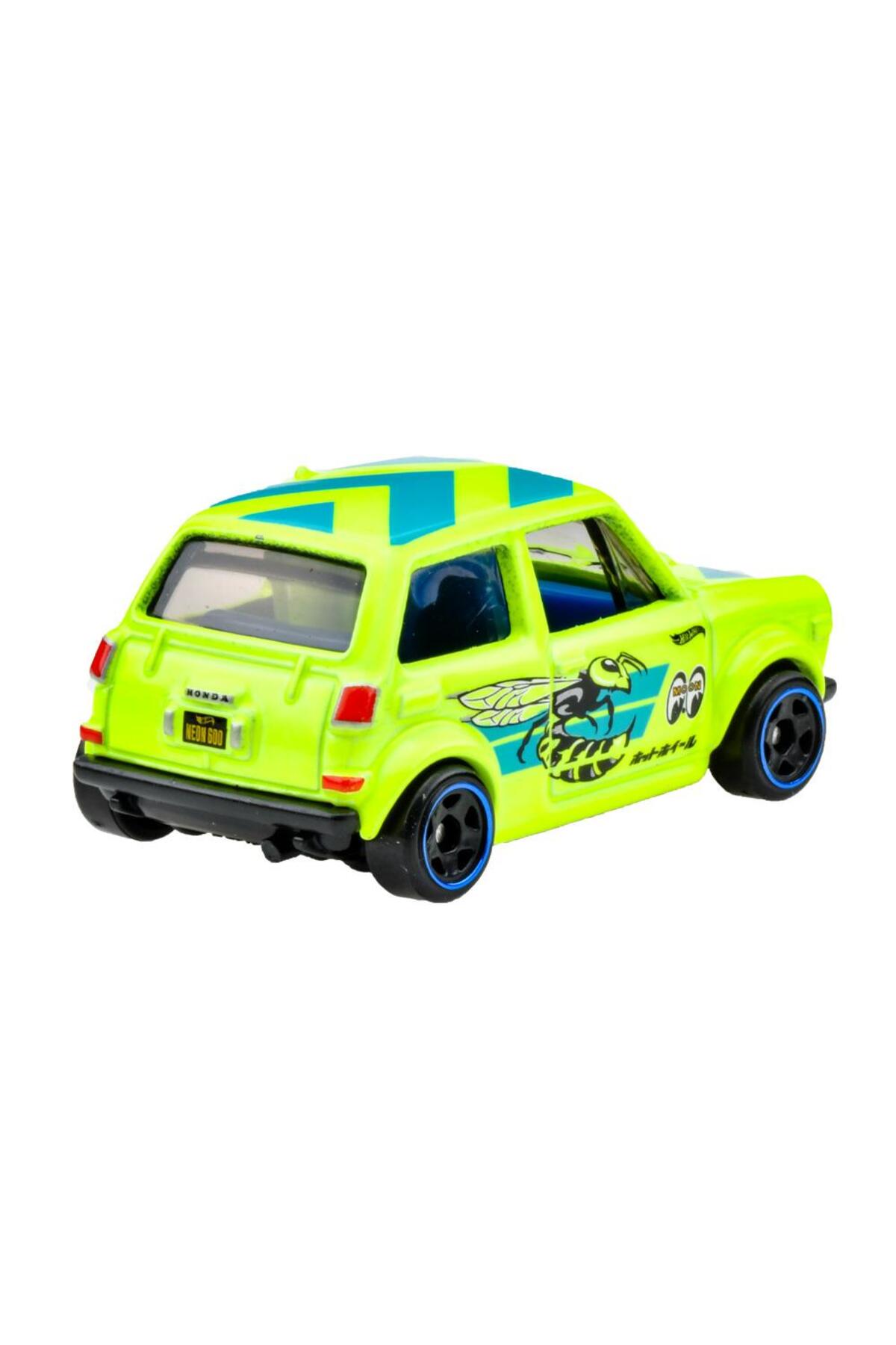ماشین اسباب بازی NEON RACERS HLH72 سفارشی 70 HONDA N600 JBY92 هات ویلز اورجینال HOT WHEELS