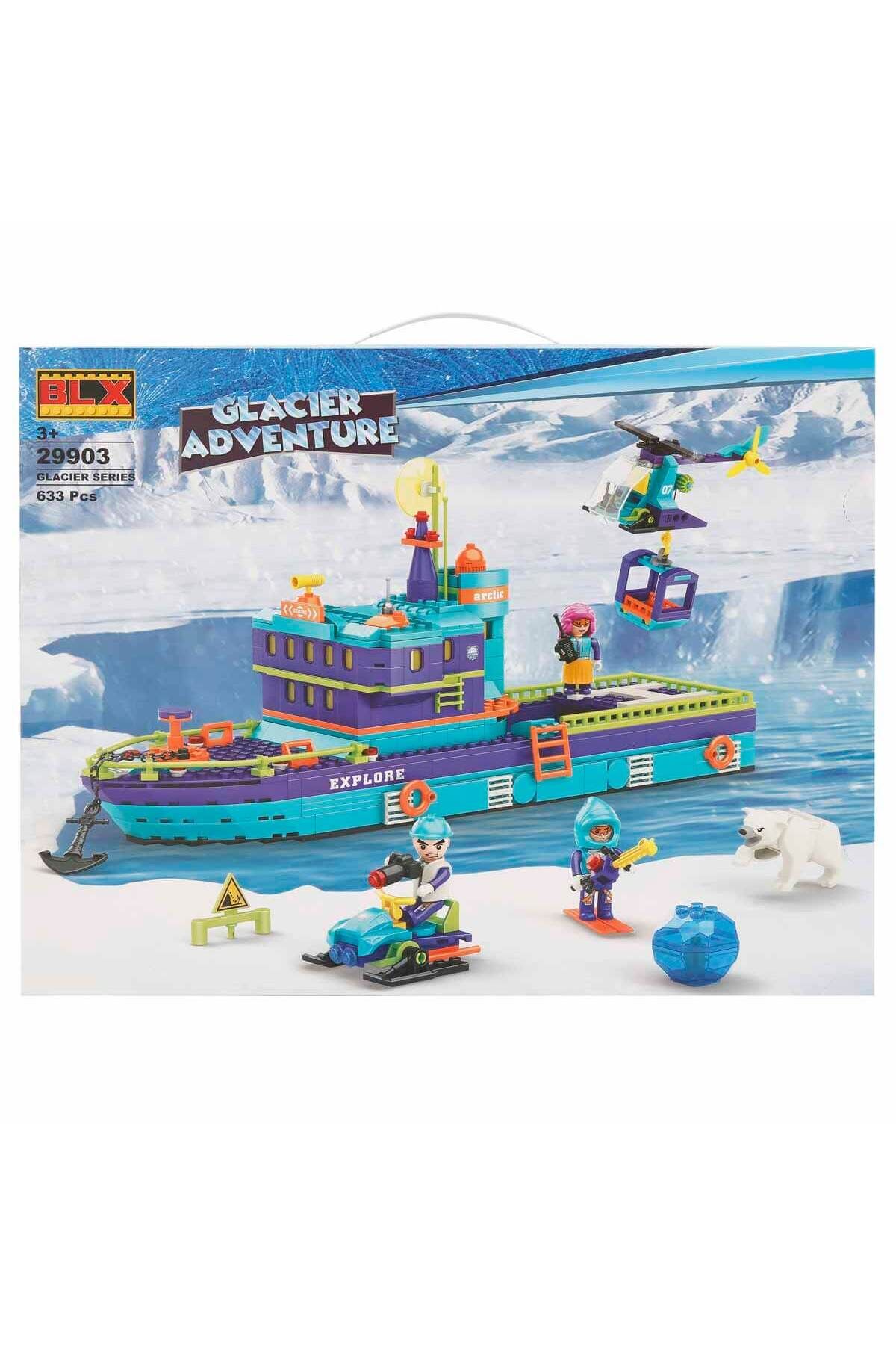 لگو و اسباب بازی های ساخت محور مجموعه کشتی سازی GLACIER 633 PIECE POLAR EXPEDITION از ترکیه BLX