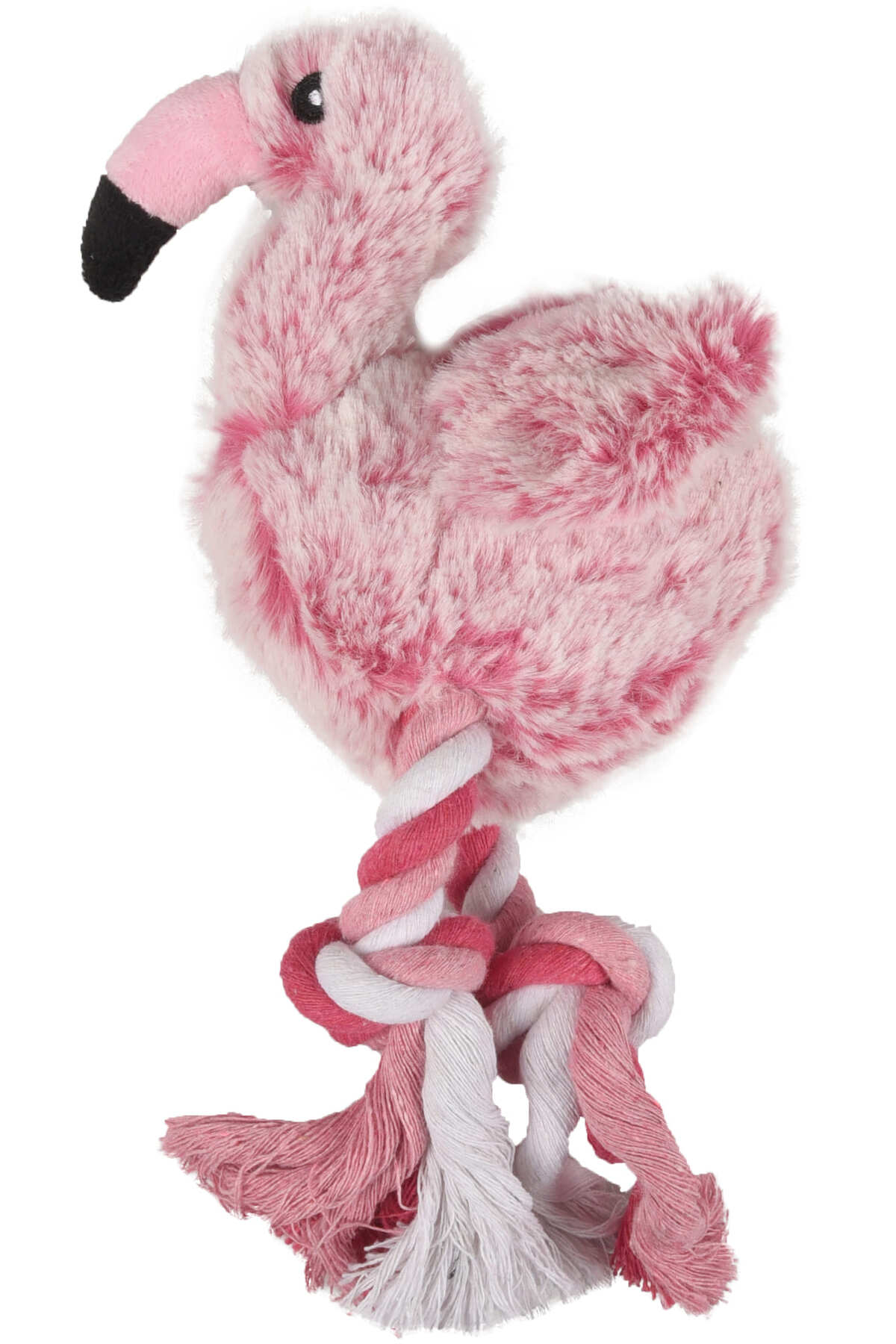 اسباب‌بازی پولیشی طناب‌دار سگ ۳۳ سانتی‌متری فلامینگو Flamingo Andes صورتی