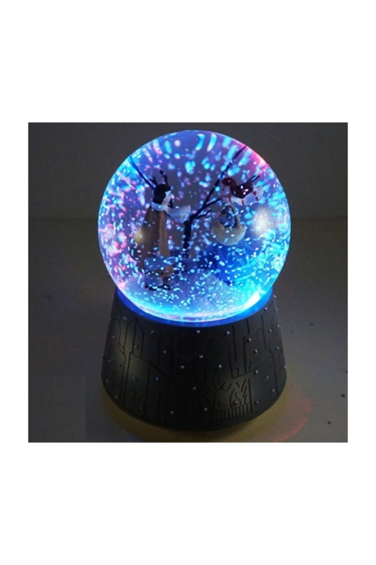 گوی برفی SNOW GLOBE WINTER TALE با چراغ و موسیقی سایز بزرگ اسپری برف از ترکیه Genel Markalar
