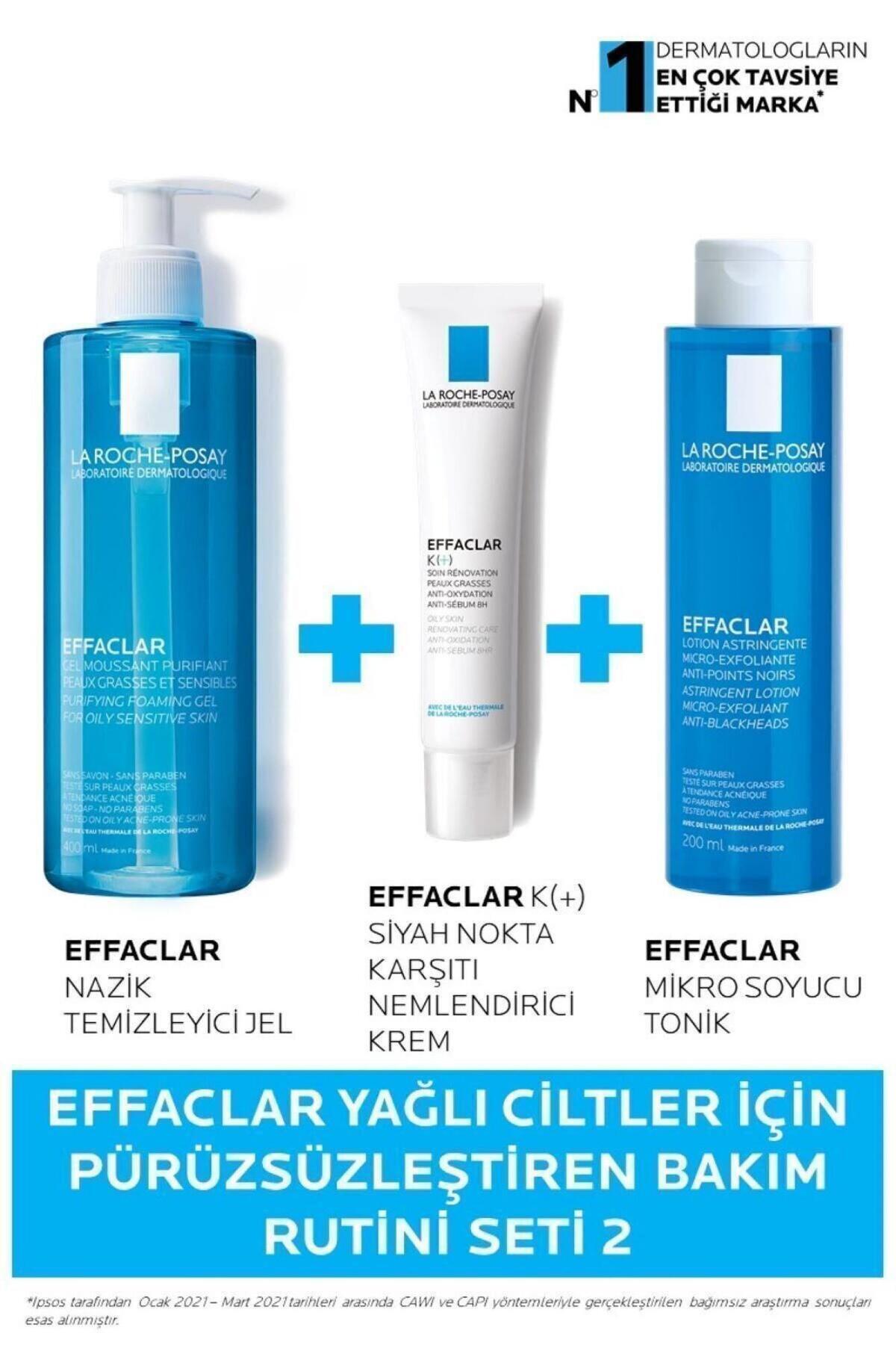 ست مراقبت پوست EFFACS صاف برای مجموعه از روغنی La Roche Posay