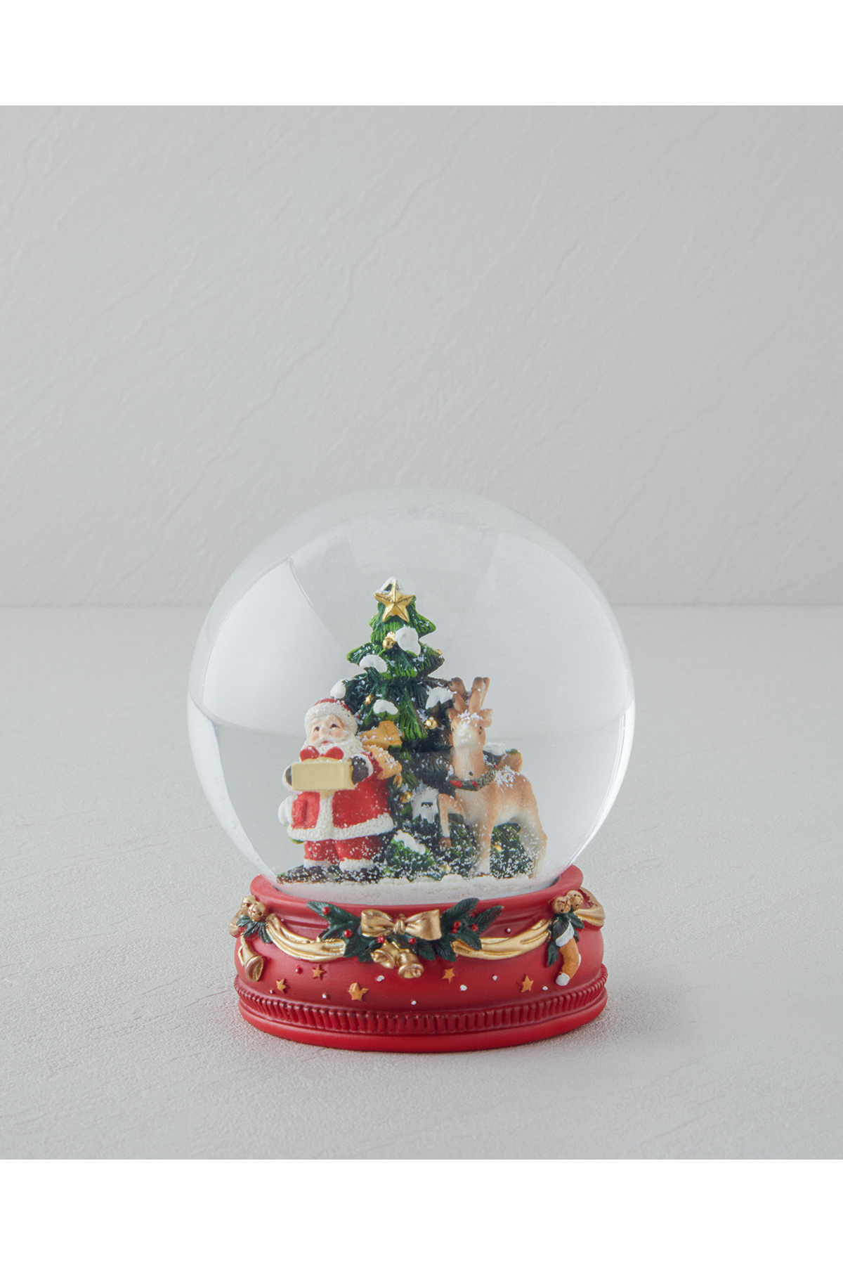 گوی برفی ANISSA SNOW GLOBE 14CM قرمز از ترکیه English Home