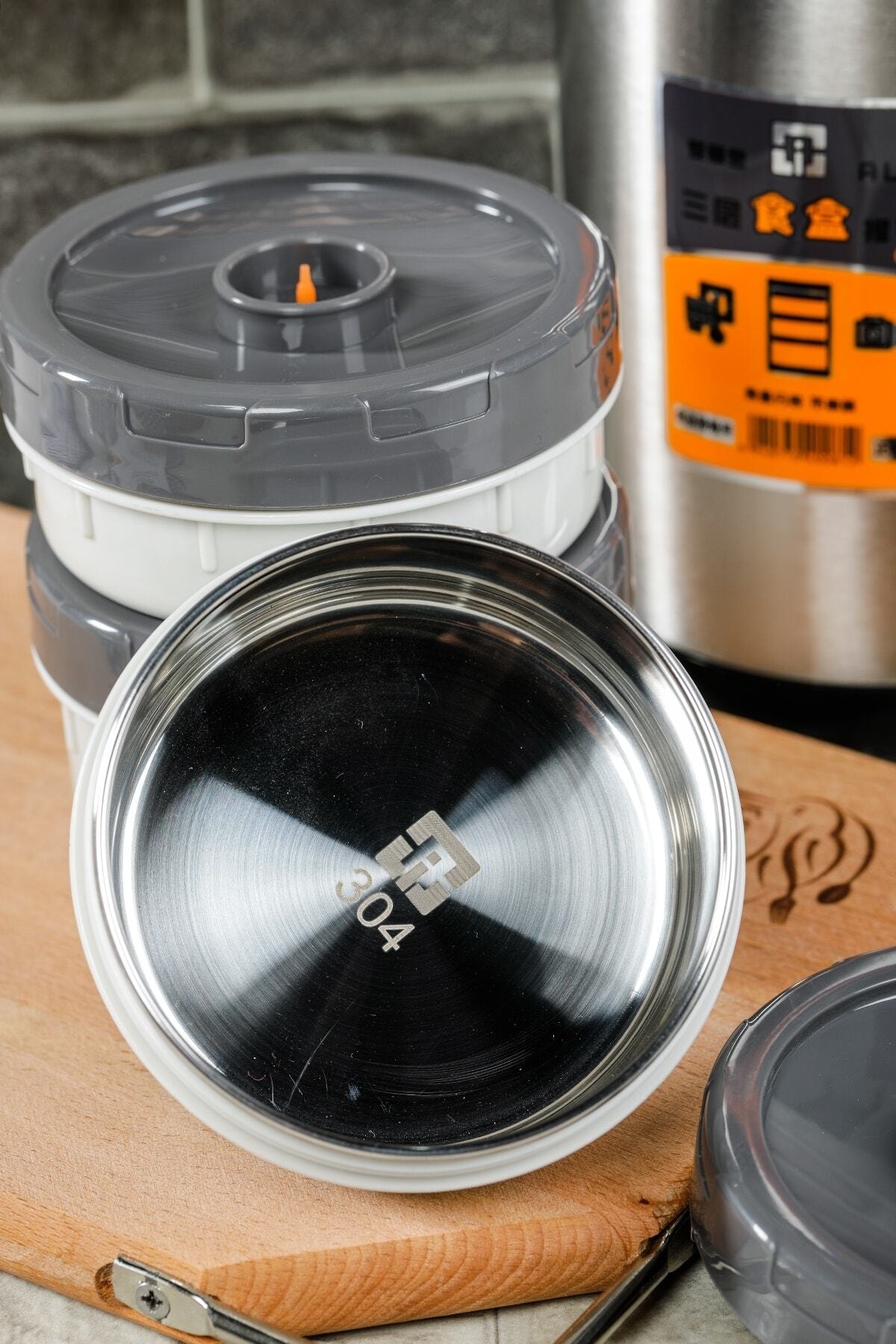فلاسک جعبه ناهار قمقمه غذا 3 لایه ضد نشتی YK1090 1.9 لیتری لوکس استیل زنگ اورجینال Cooker