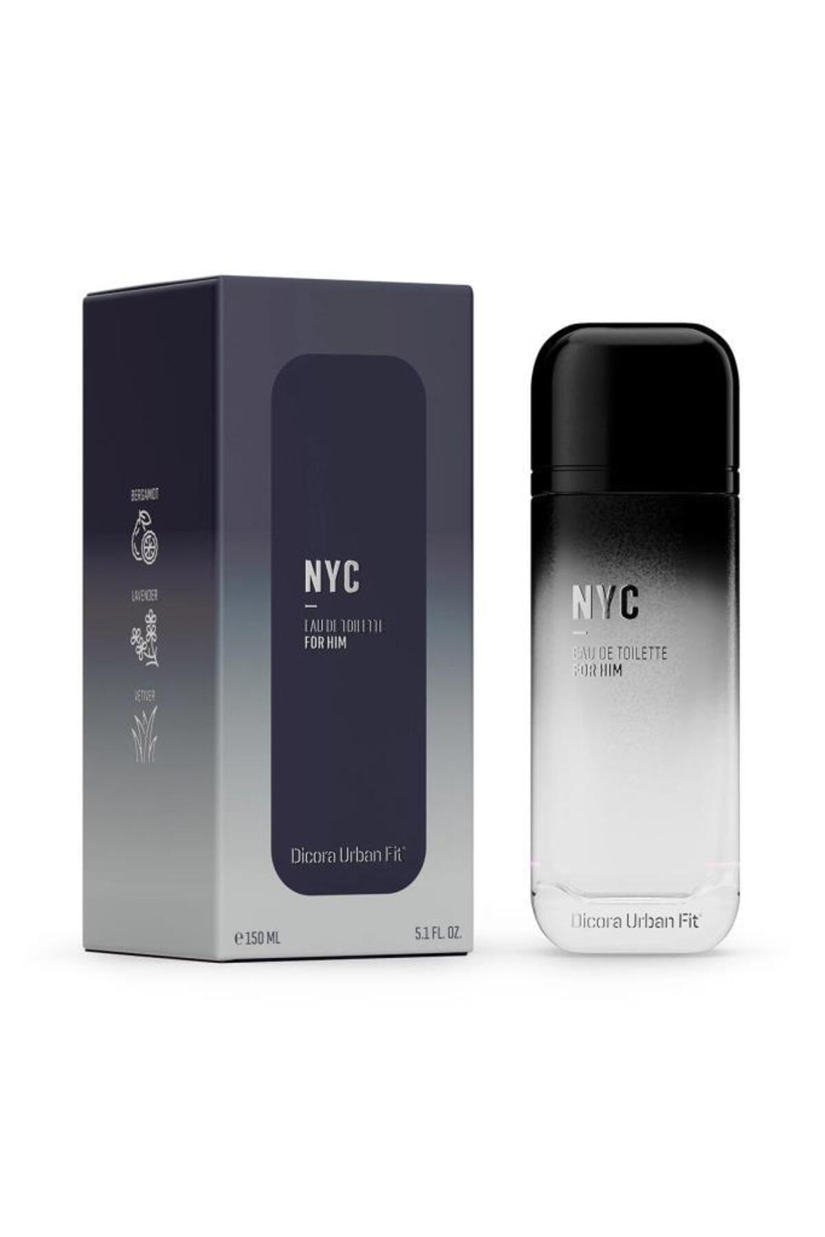 عطر مردانه NYC EDT دیکورا اربن فیت DICORA URBAN FIT، ۱۵۰ میلی‌لیتر