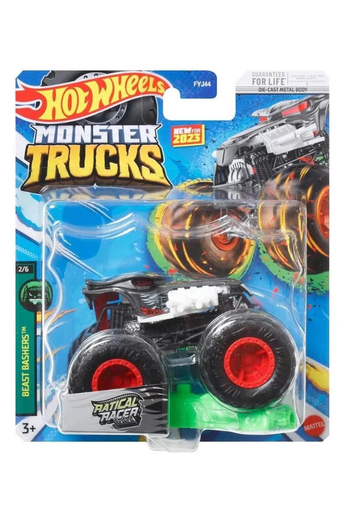 ماشین اسباب بازی 1:64 MONSTER TRUCKS CARS HLR85 هات ویلز اورجینال HOT WHEELS