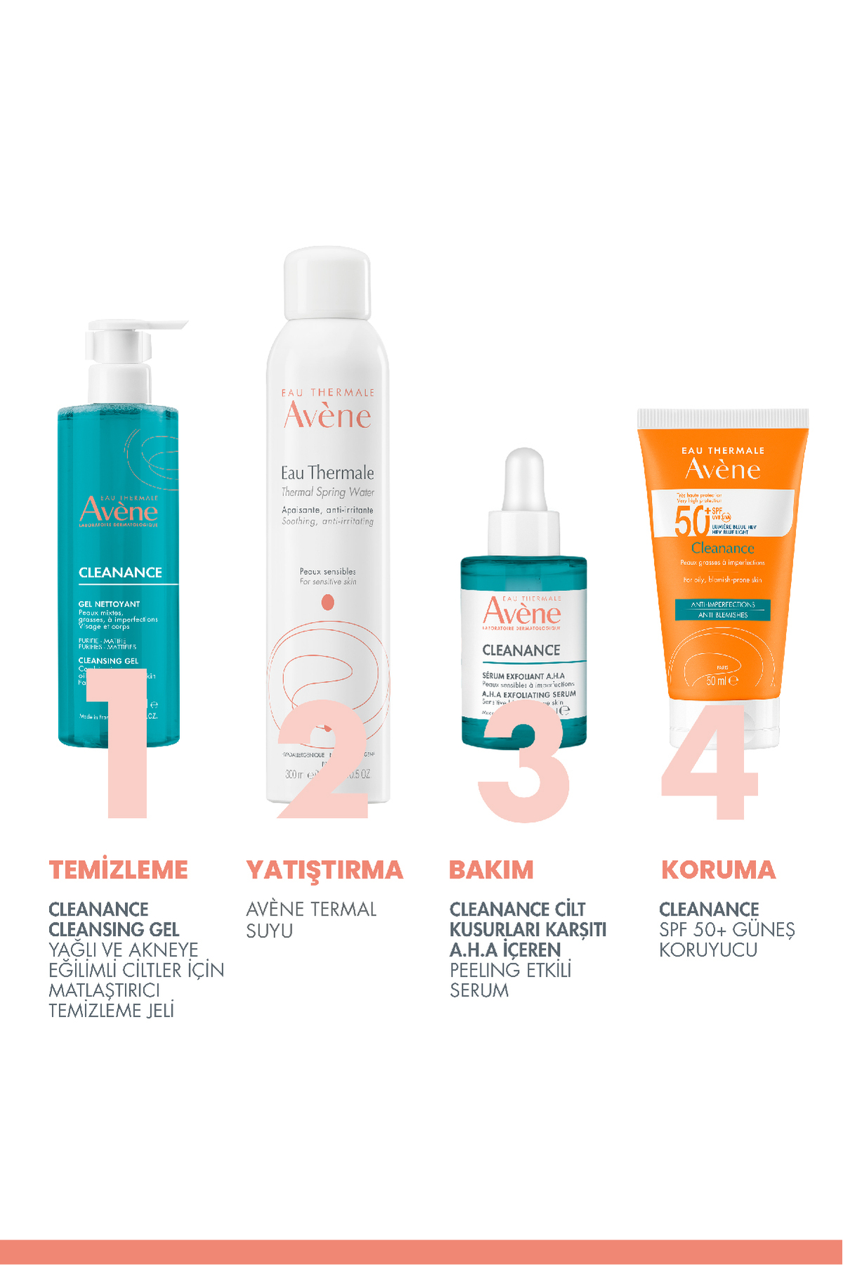 ست مراقبت پوست ژل تمیز کردن ماده کننده 400ML + کرم ضد ضعف 30 میل مجموعه Avene