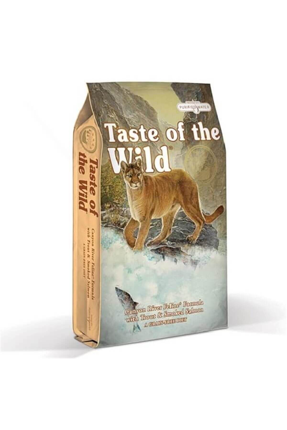 غذای خشک گربه تیست آو د وایلد Taste of the Wild مدل Canyon River با طعم قزل‌آلا و سالمون، ۲ کیلوگرم