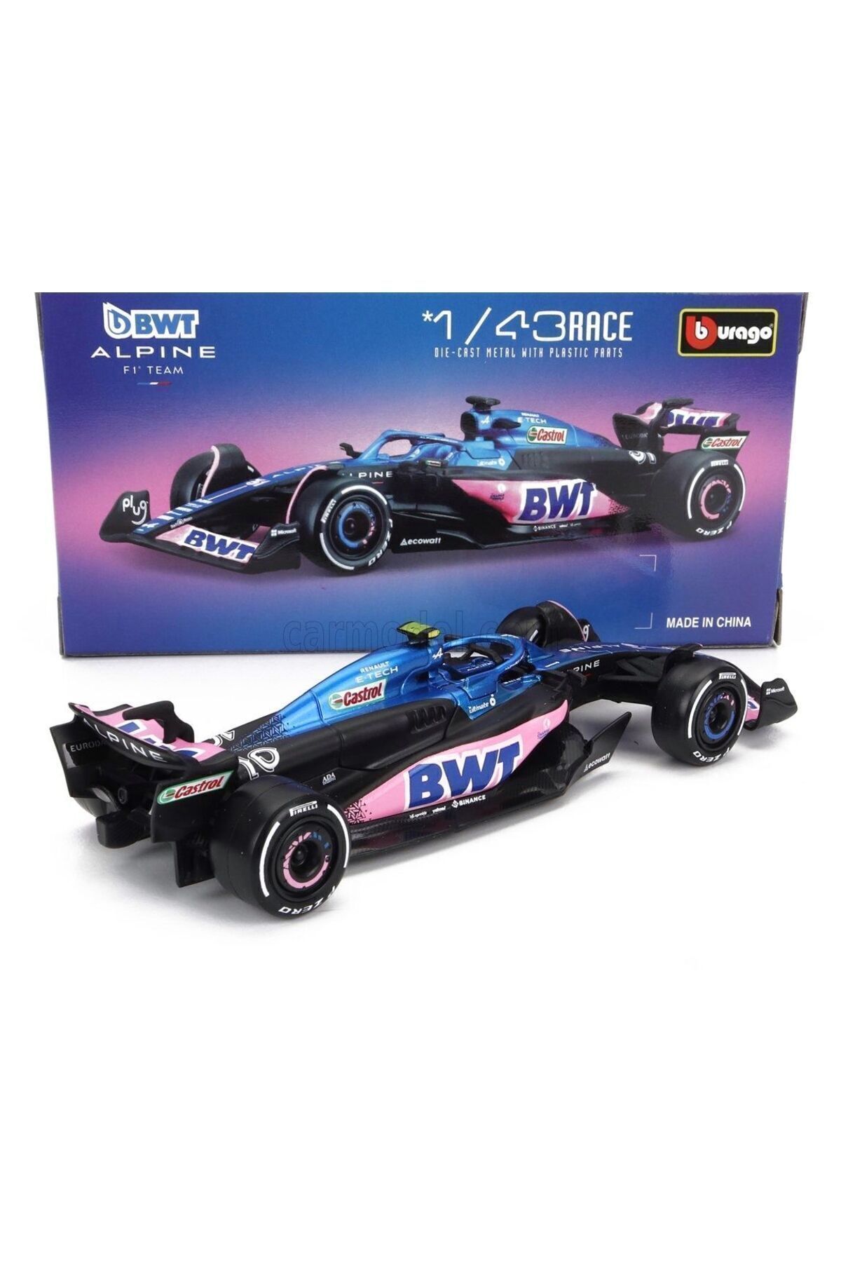 مدل خودرو FORMULA 1 ALPINE F1 A523 PIERRE GASLY 43 DIECAST MODEL COLLECTION CAR اورجینال Burago