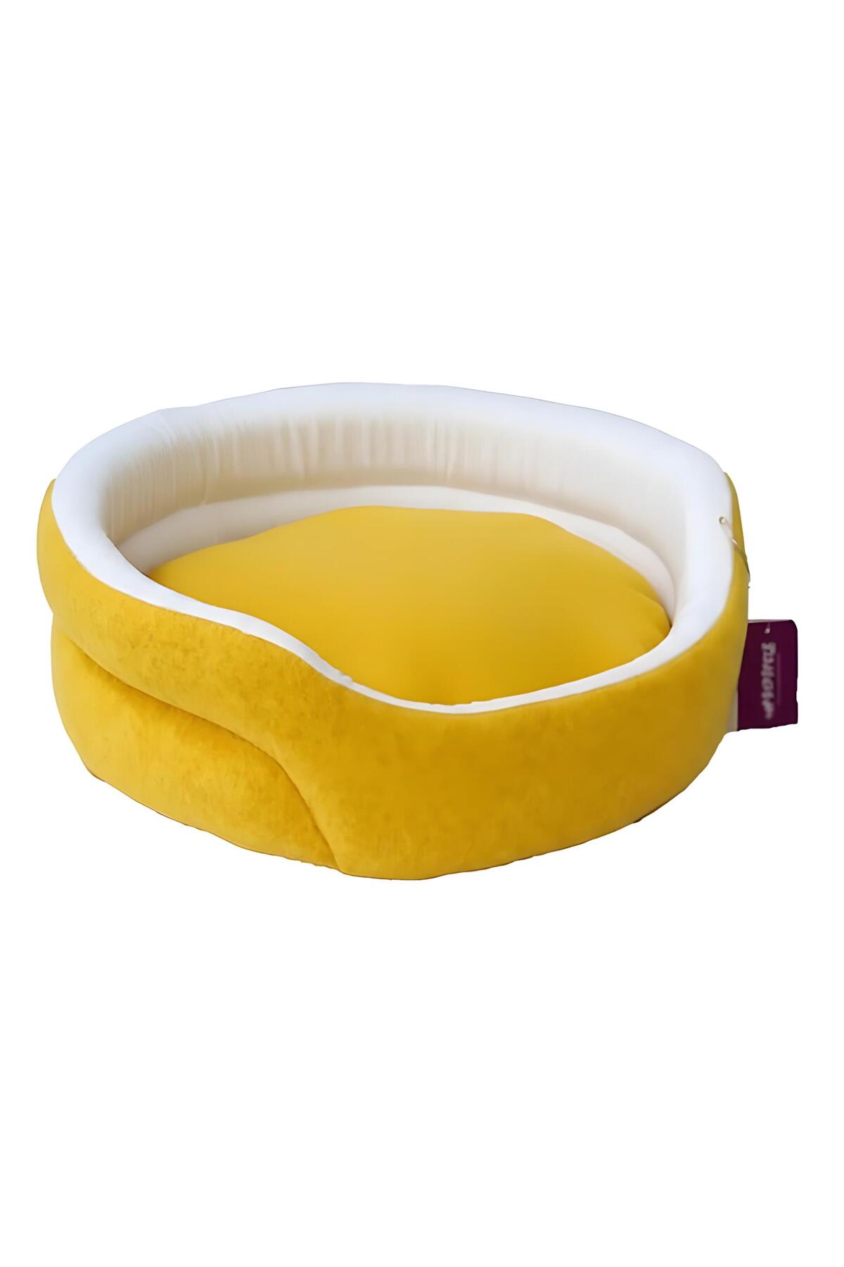 جای خواب گربه و سگ کوچک بدسپت Bedspet Paris شماره ۲، زرد، ۵۰×۲۰ سانتی‌متر