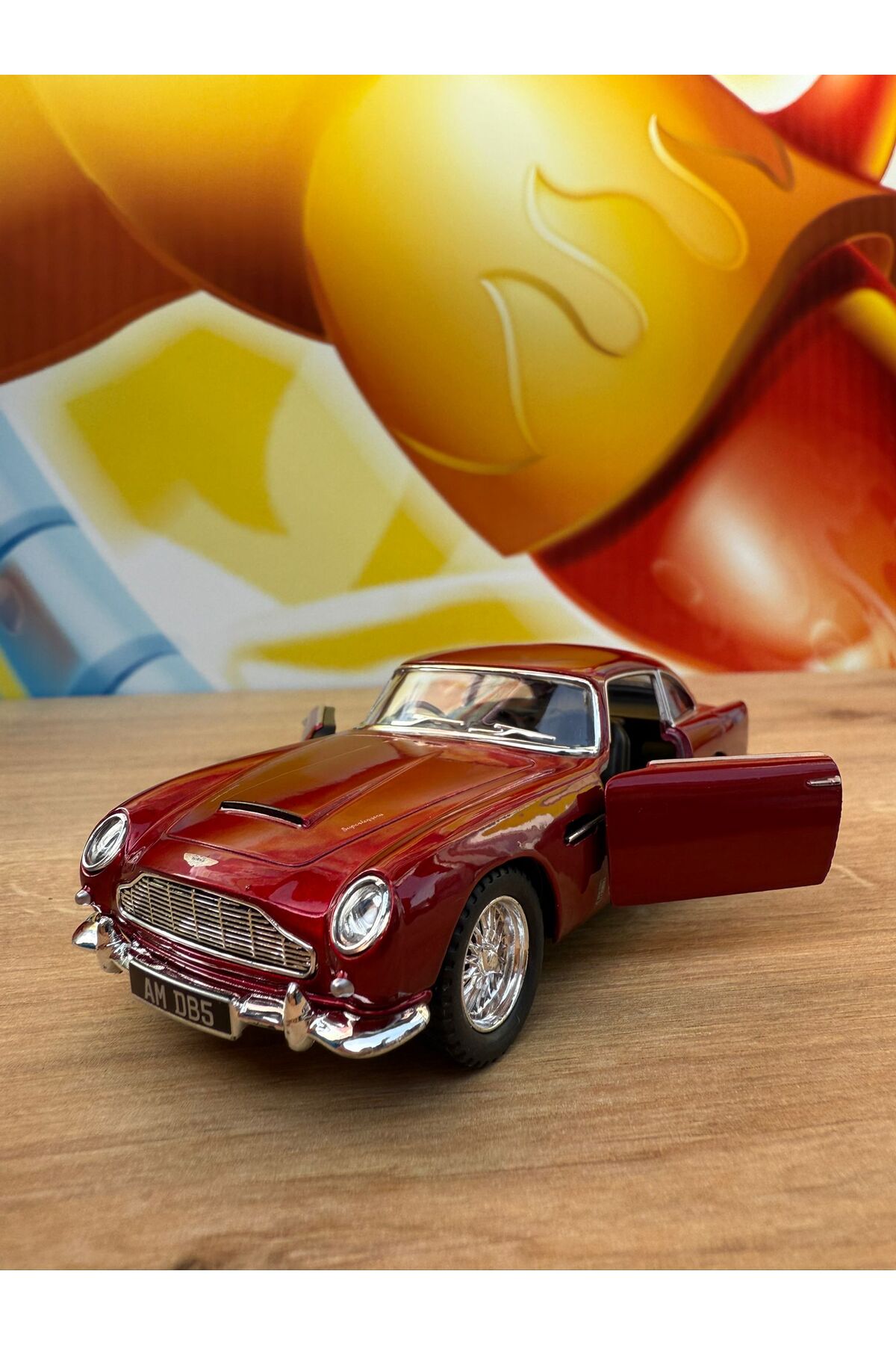 مدل خودرو 1963 استون مارتین DB5 DIECAST ماشین کلکسیونی قدیمی درهای باز کردن را بکشید و رها کنید اورجینال scntoys