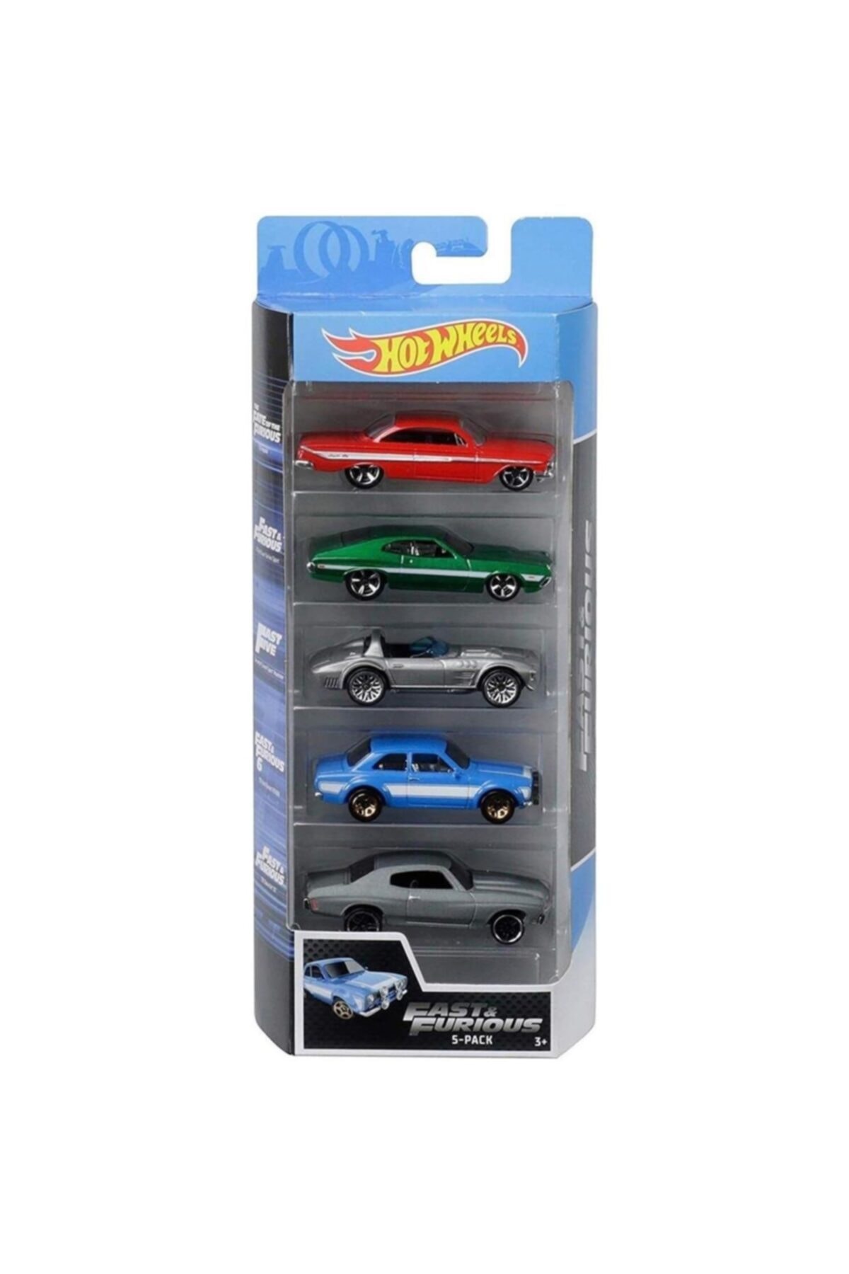 مدل خودرو مجموعه 5 تایی سریع و خشمگین از ترکیه HOT WHEELS