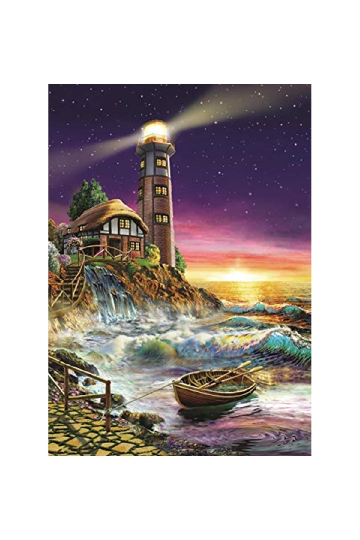 پازل برند: 500 قطعه غروب خورشید در دریا 4210 دسته: اورجینال ارت Art Puzzle