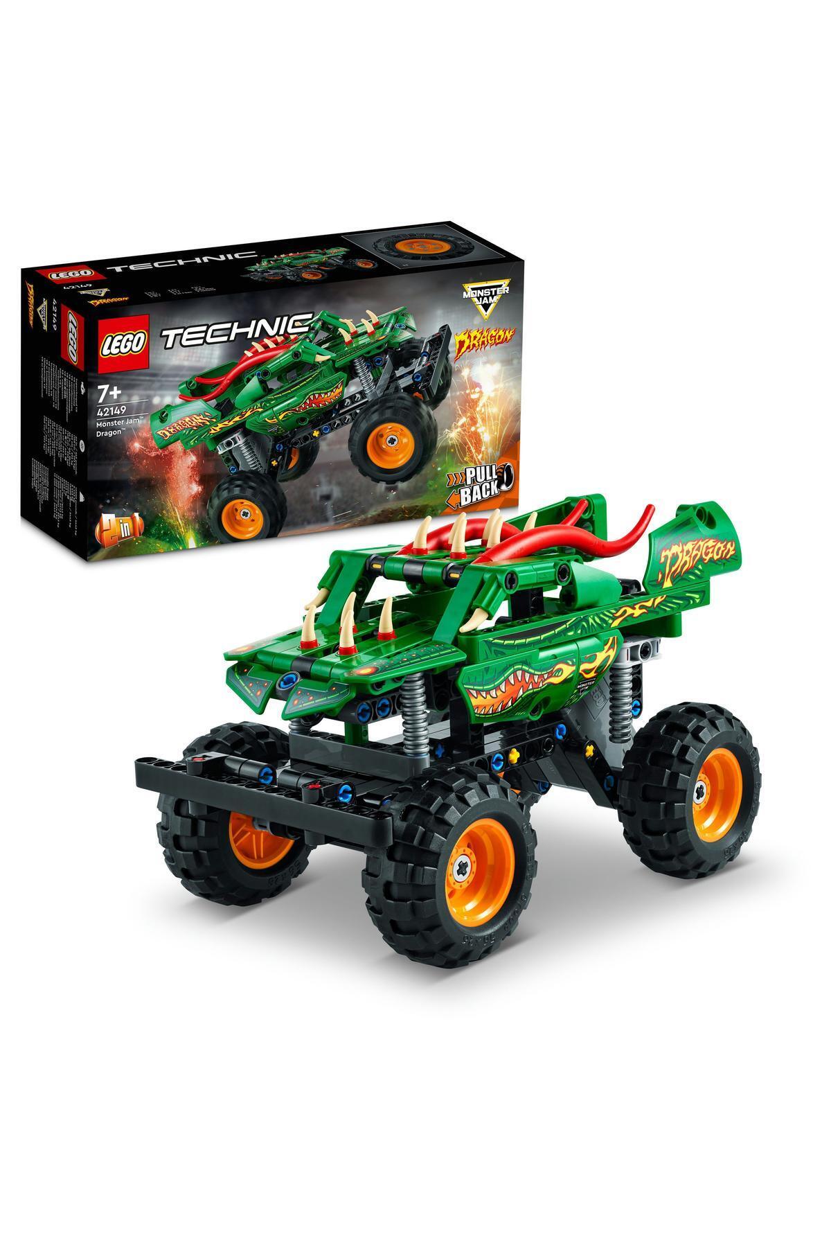اسباب بازی های آموزشی TECHNIC MONSTER JAM™ DRAGON™ 42149 اورجینال LEGO