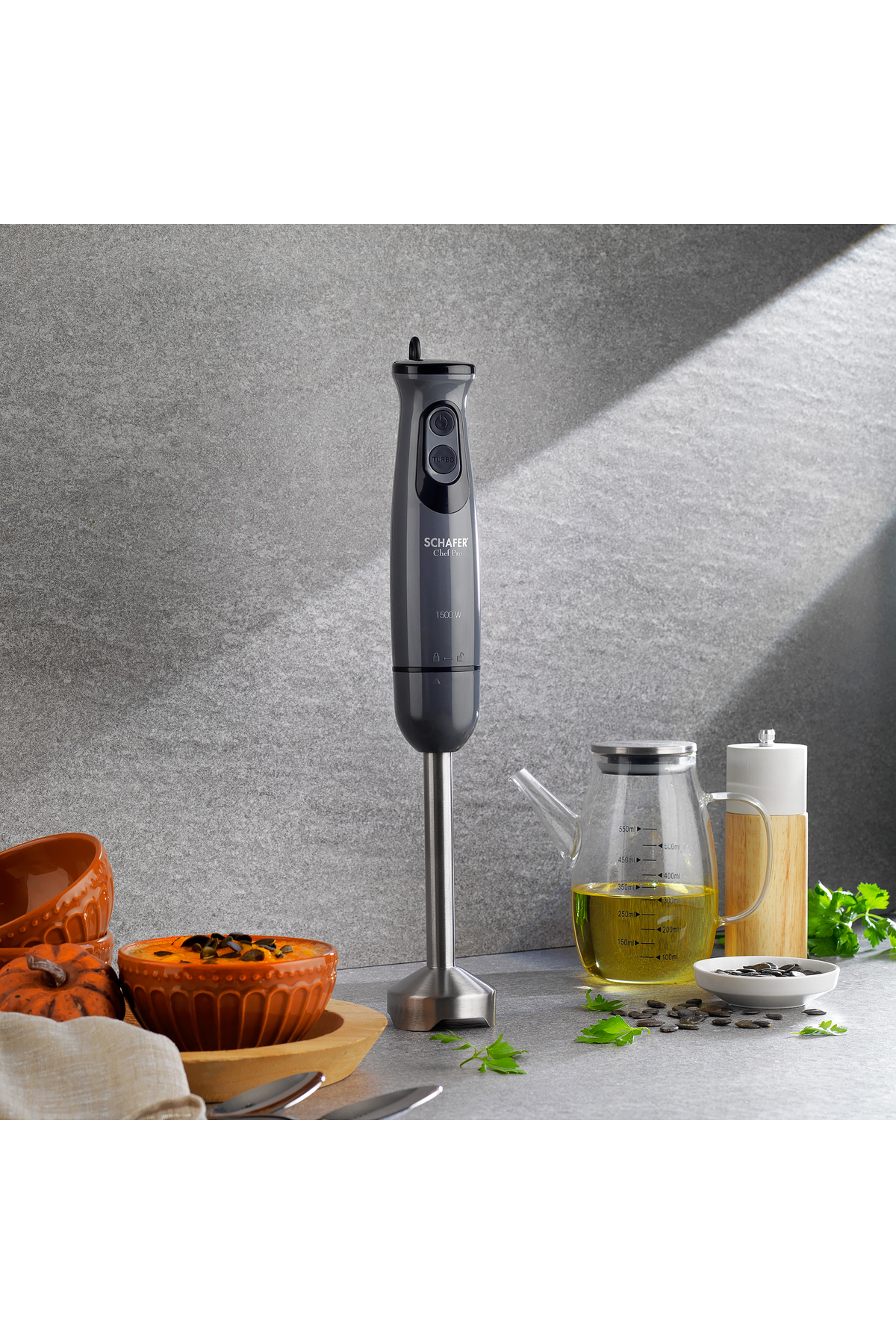 ست مخلوط کن CHEF PRO BLENDER ANTRASIT اورجینال Schafer