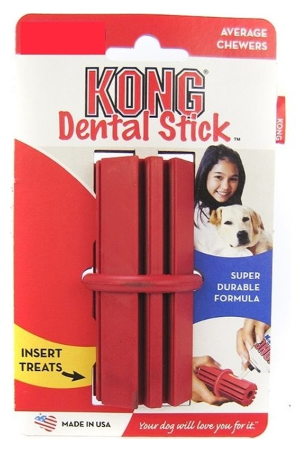 اسباب‌بازی دندانی سگ نژاد کوچک کونگ Kong Trixie Dental Stick، ۳ × ۸ سانتی‌متر