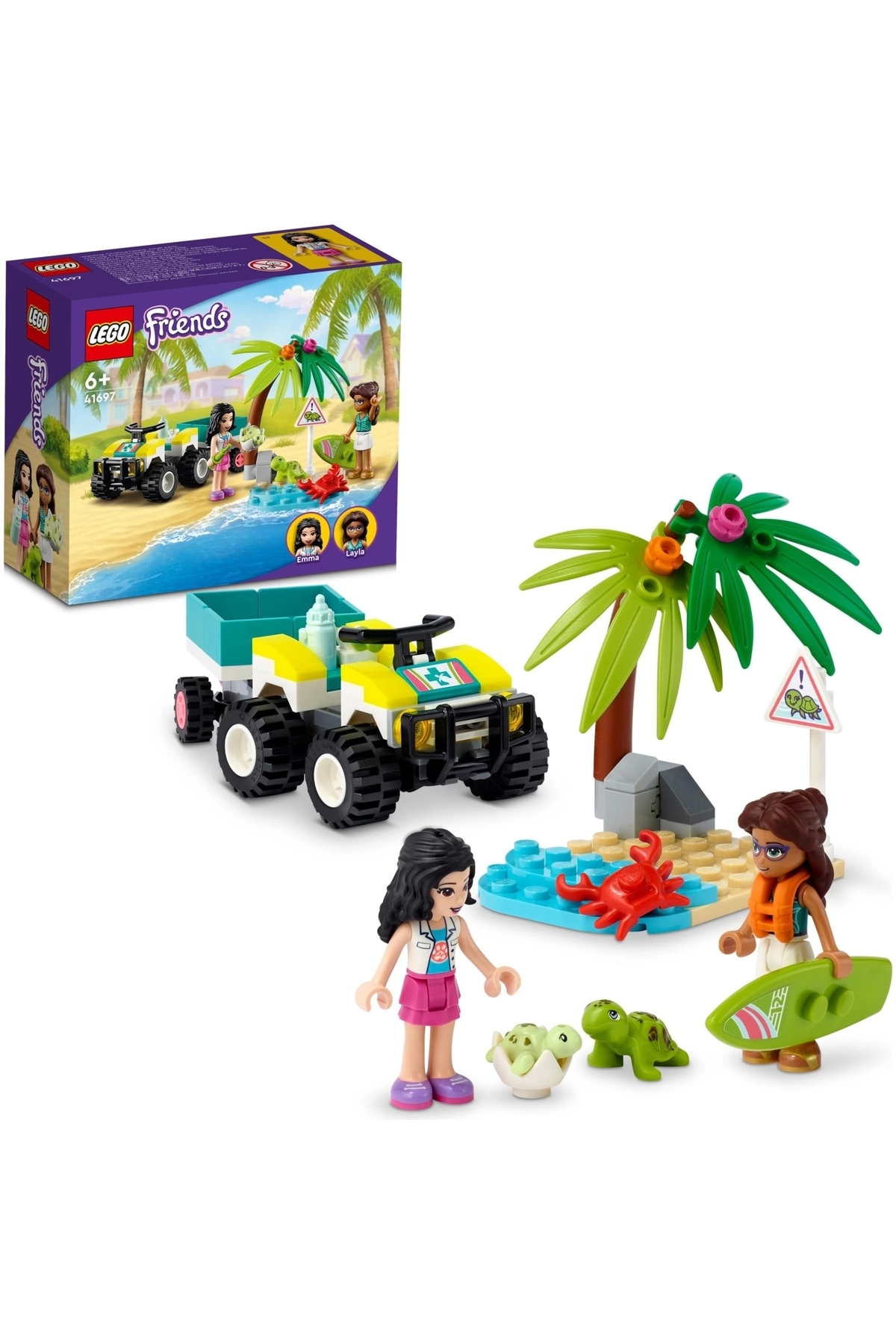 لگو و اسباب بازی های ساخت محور ® FRIENDS TURTLE PROTECTION TOOL 41697 90 قطعه اورجینال LEGO