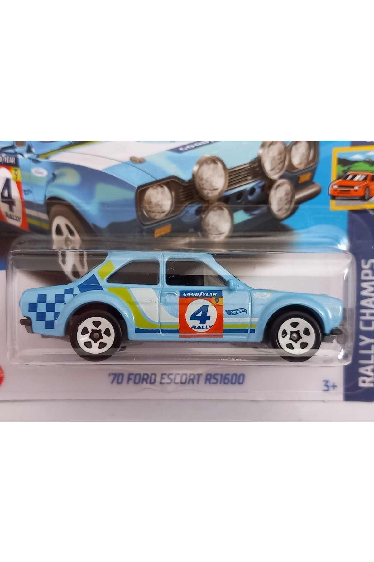 ماشین اسباب بازی 70 FORD ESCORT RS1600 هات ویلز اورجینال HOT WHEELS