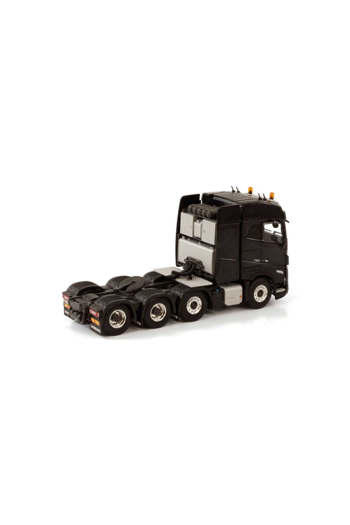 مدل خودرو 1 50 VOLVO FH5 GLOBEROTTER XL 750 8X4 مشکی TRUCK TRACTOR اورجینال Wsi Model