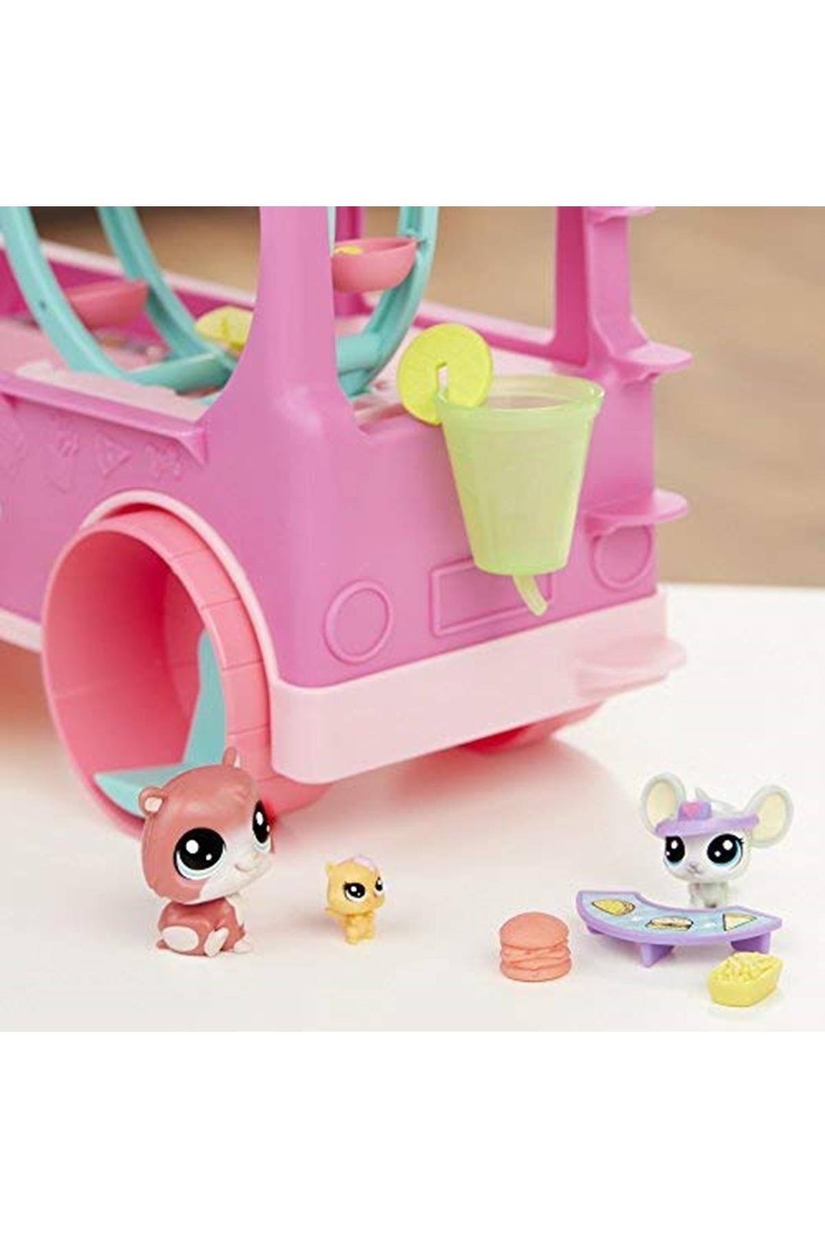 اسباب بازی های فیگور دیگر کامیون مواد غذایی اورجینال Littlest Pet Shop