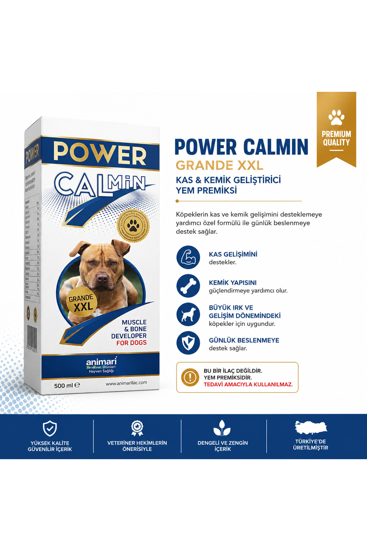 ویتامین سگ انیماری animari مدل 1101، Power calmin