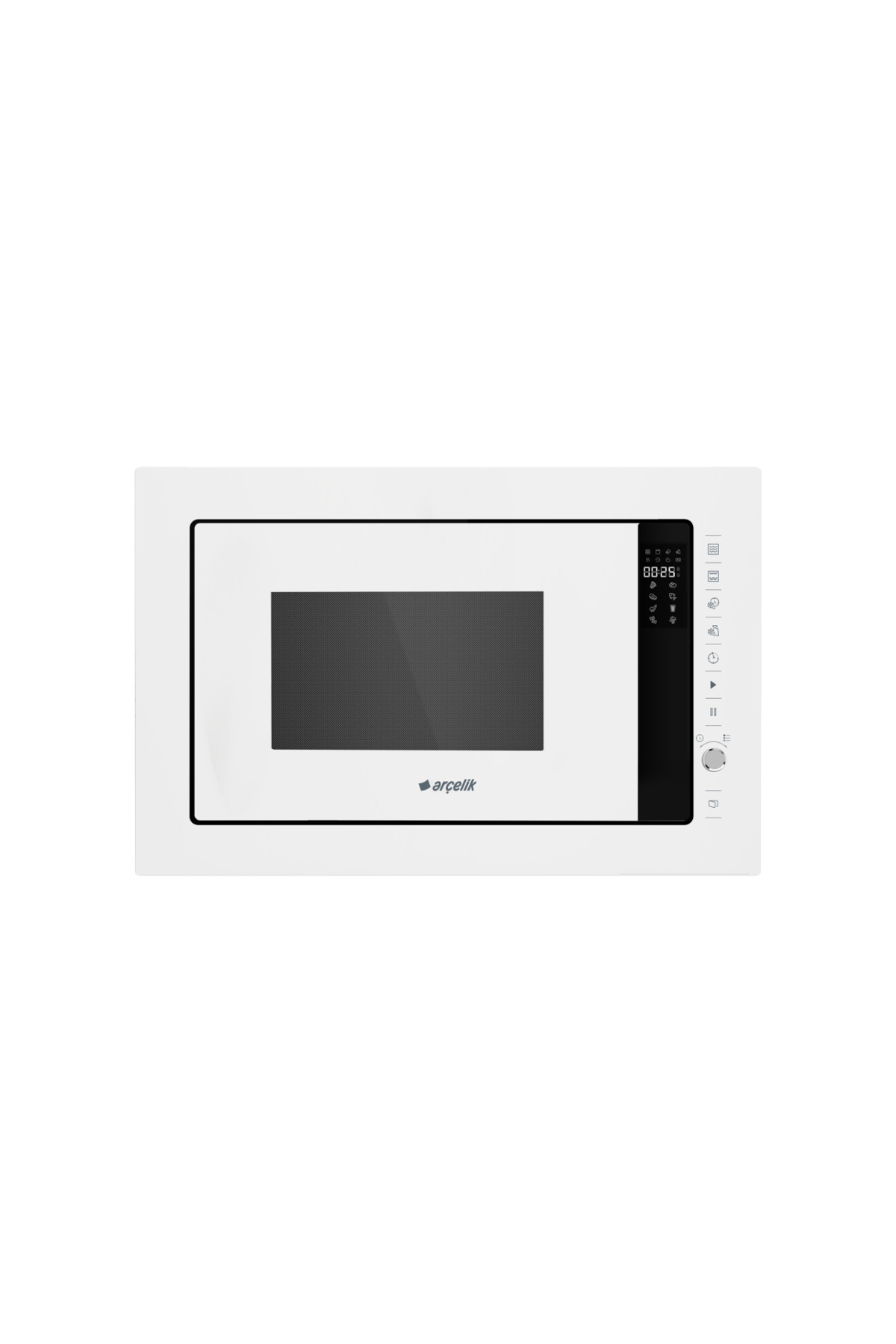 مایکروویو کاملا توکار شیشه سفید ARCELIK MA 2521 B FIBONA SERIES اورجینال Arçelik