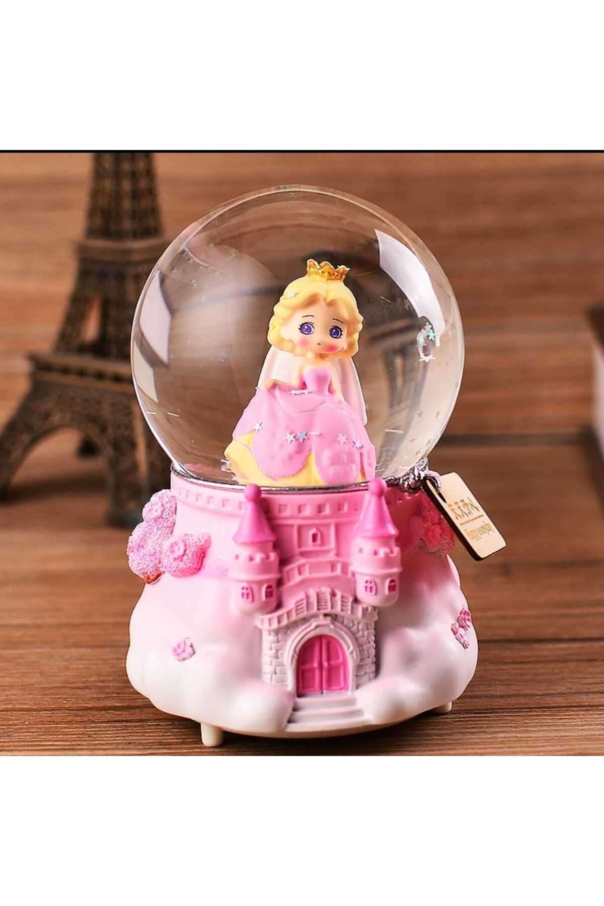 گوی برفی MR PRINCESS LIGHTED MUSICAL SNOW GLOBE یک هدیه عالی از ترکیه mr shopping