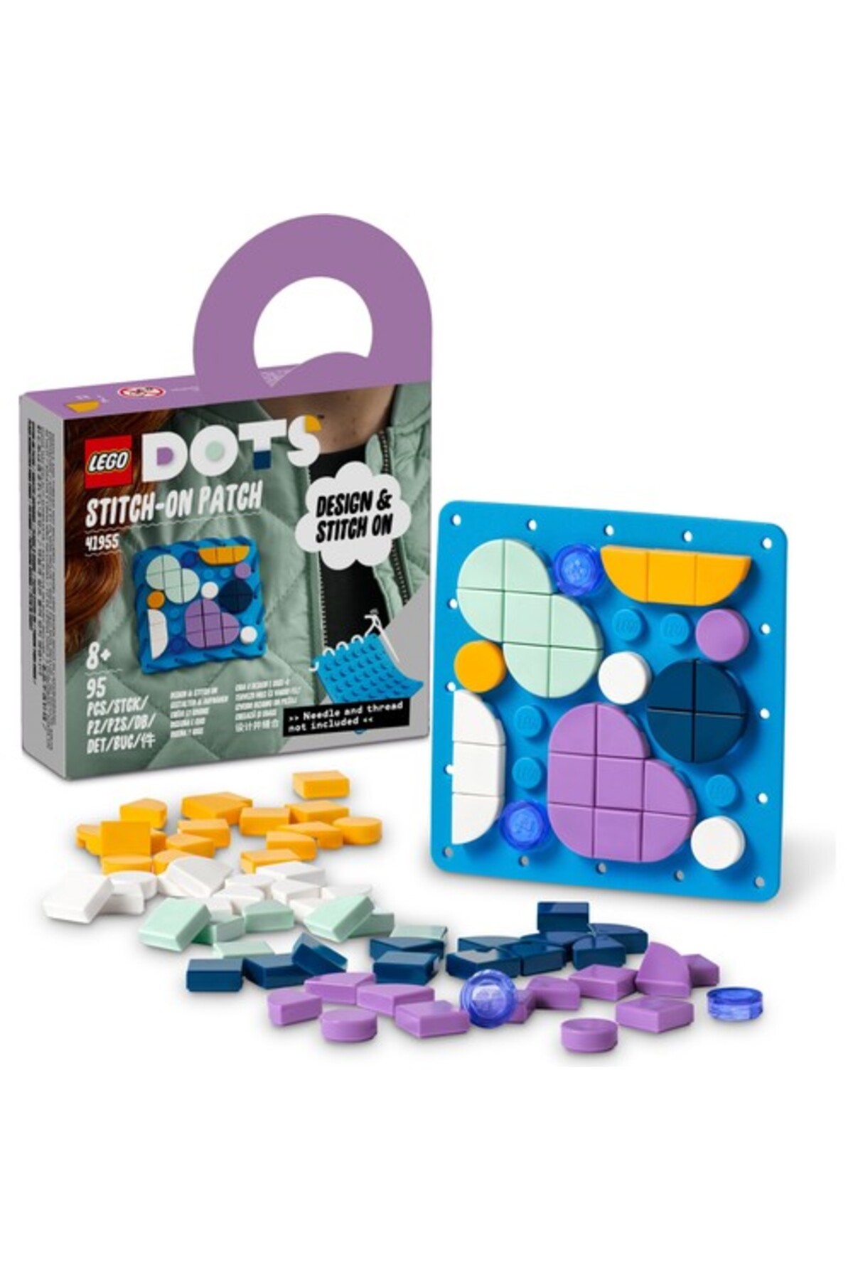 لگو و اسباب بازی های ساخت محور 41955 DOTS SEWABLE SQUARE اورجینال LEGO