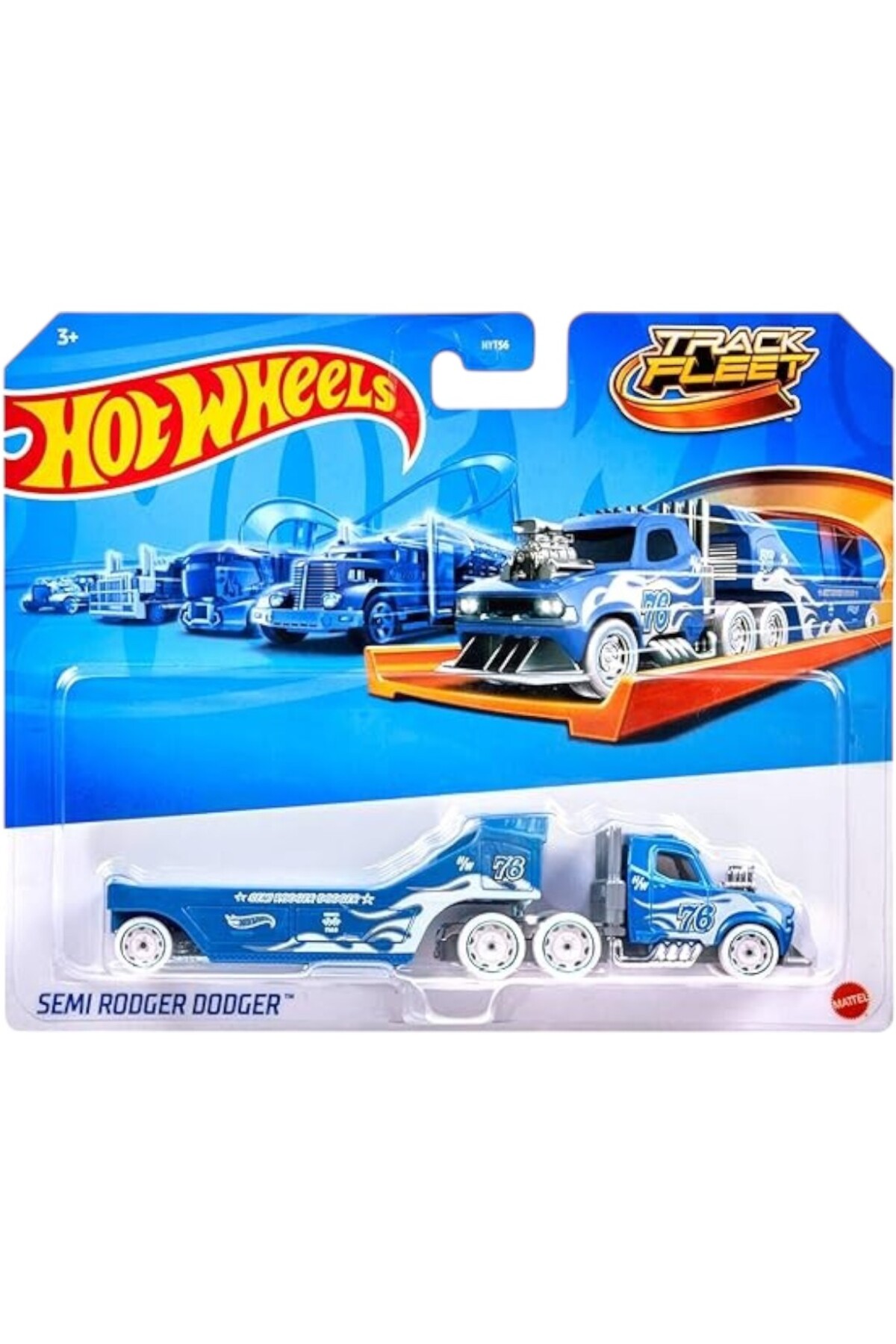 ماشین اسباب بازی SEMI RODGER DODGER HVF03 هات ویلز اورجینال HOT WHEELS