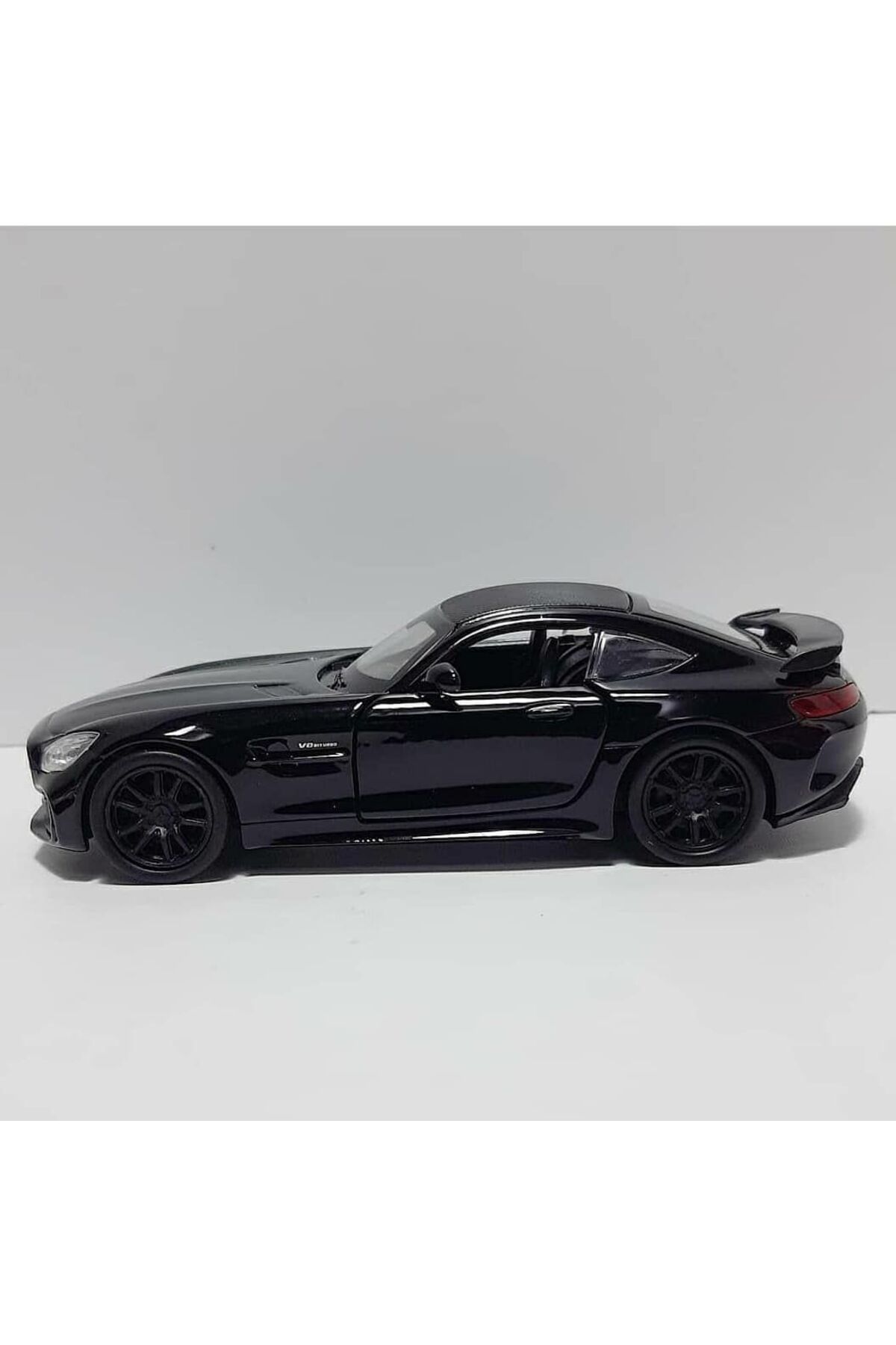 مدل خودرو 1.36 SCALE WELLY BRAND LICENSED MERCEDES AMG GTR مشکی COLOR 12CM MEDEL METAL CAR اورجینال WELLY