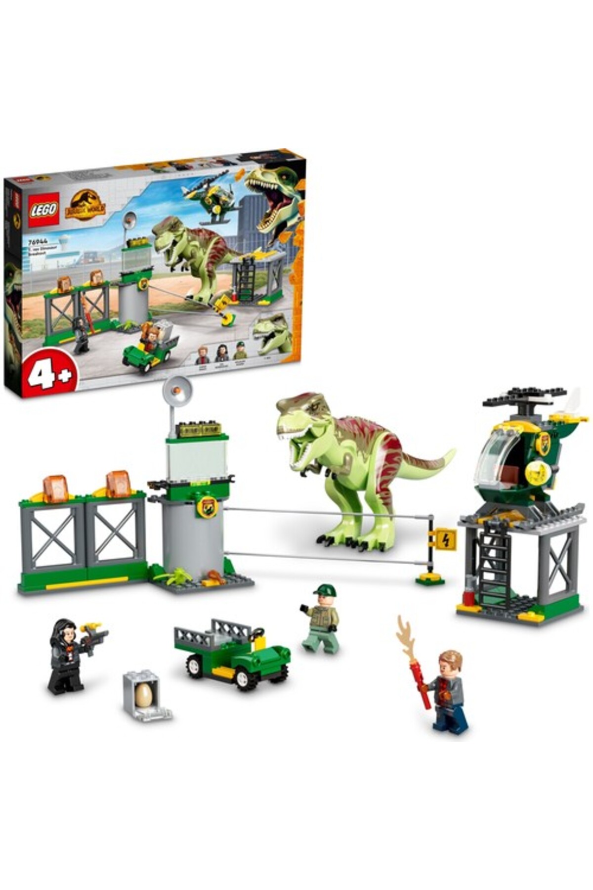 لگو و اسباب بازی های ساخت محور JURASSIC WORLD 76944 T.REX DINOSAUR BREAKOUT از ترکیه LEGO