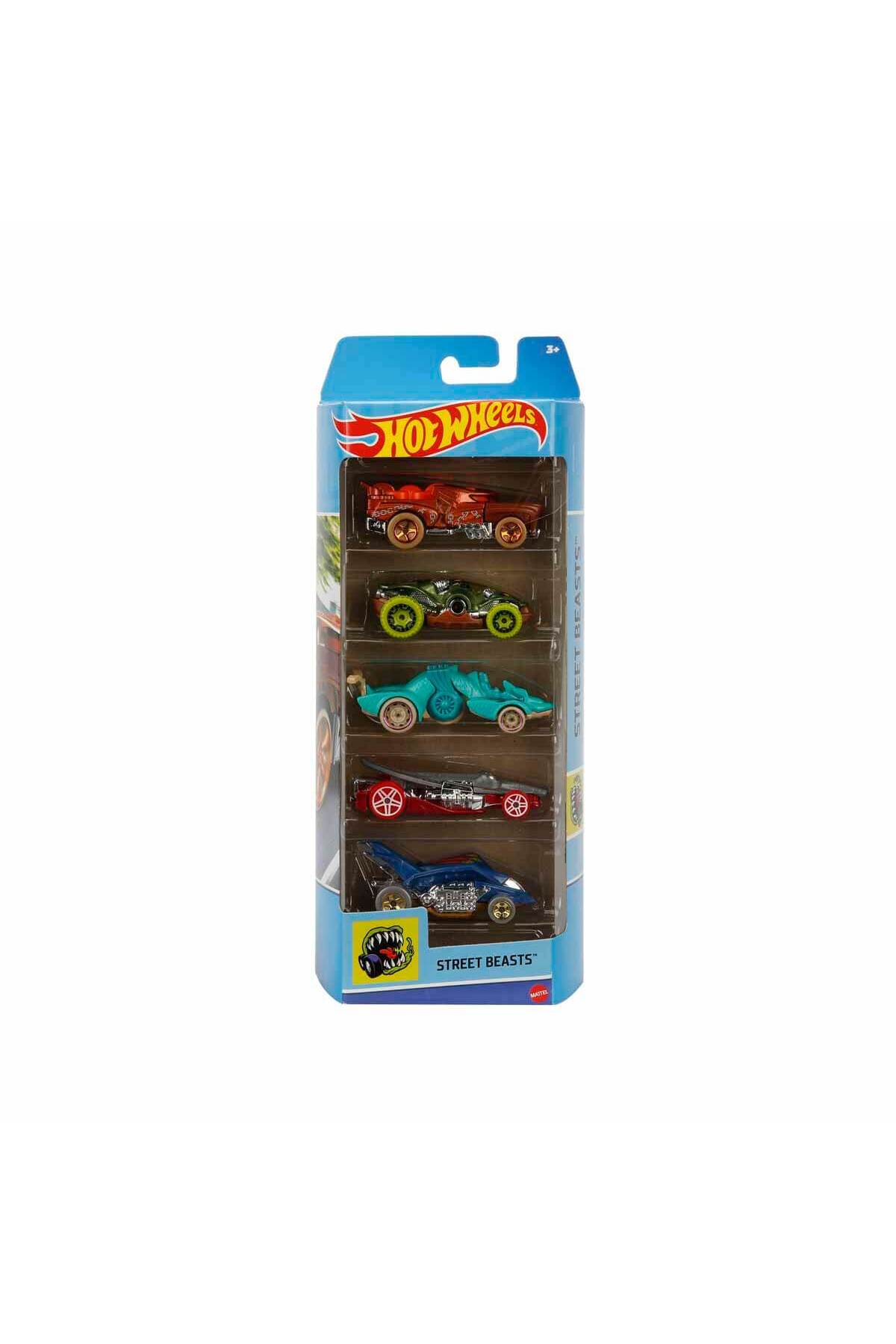 ماشین اسباب بازی 5 SET STREET BEASTS سری ویژه HFV91 هات ویلز اورجینال HOT WHEELS