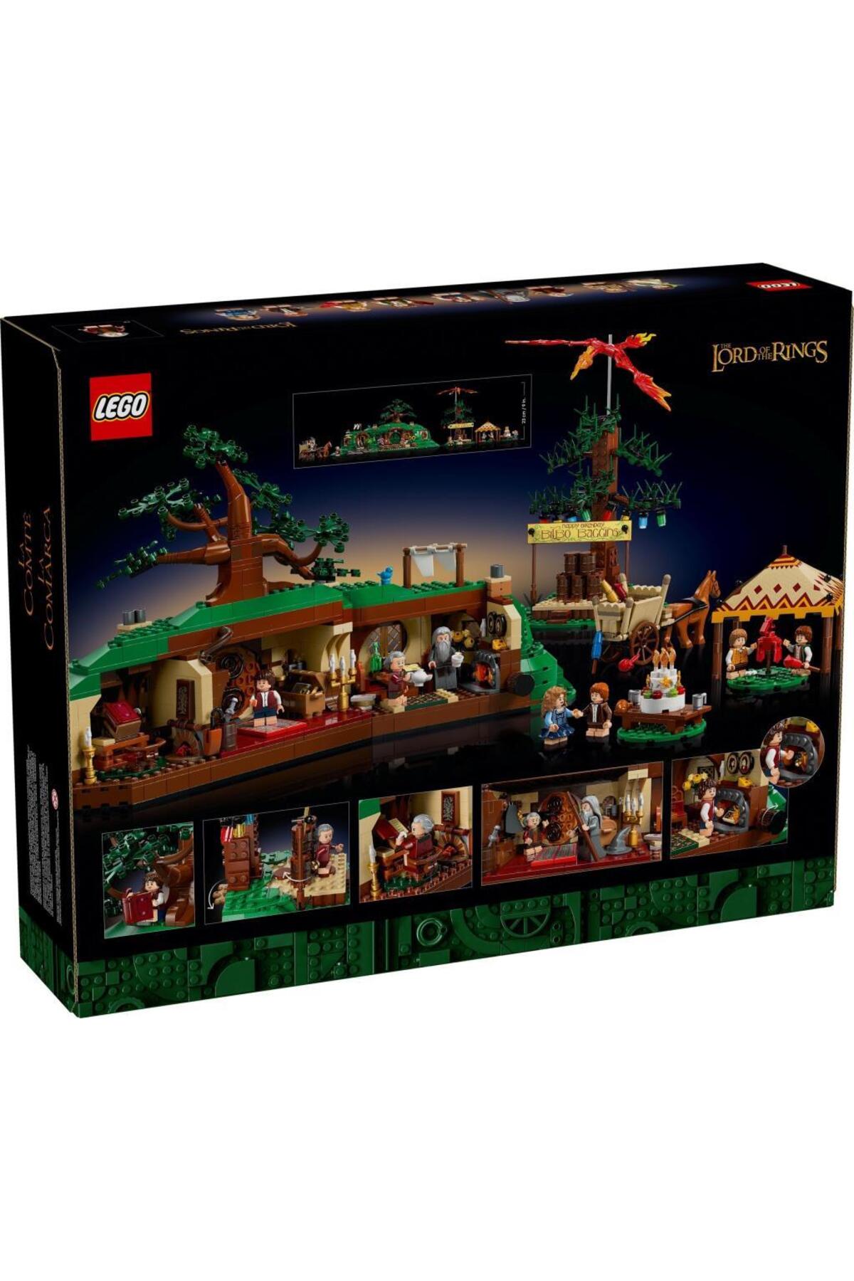 لگو و اسباب بازی های ساخت محور ICONS 10354 LORD OF THE RINGS SHIRE LOTR اورجینال LEGO