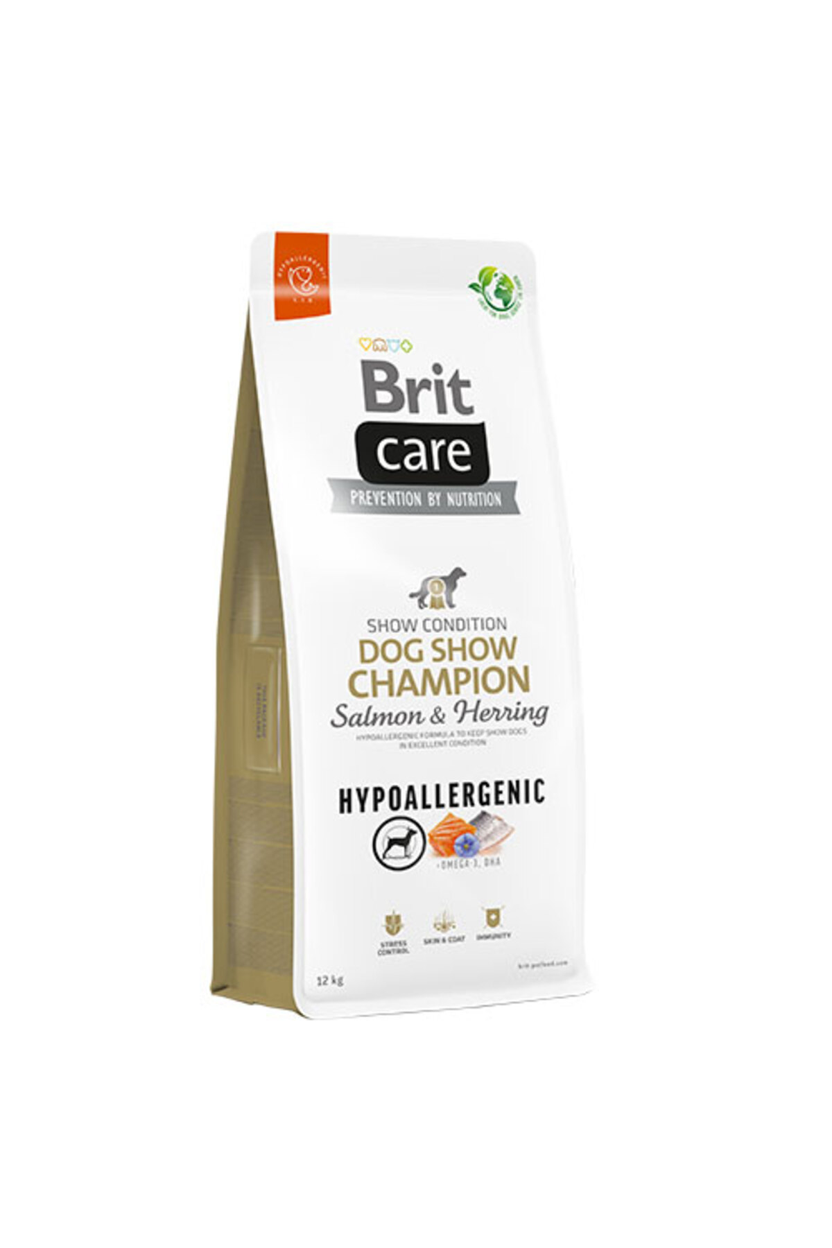 غذای خشک سگ بالغ بریت کر Brit Care Dog Show Champion با طعم سالمون، ۱۲ کیلوگرم