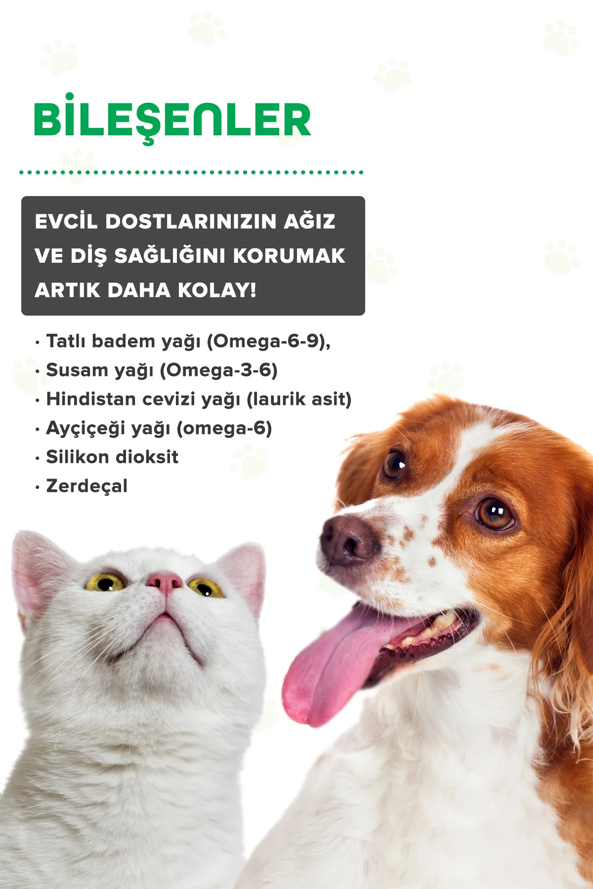 ژل مراقبت دهان و دندان سگ و گربه پاتیوگرافیا patiografya مدل GA101