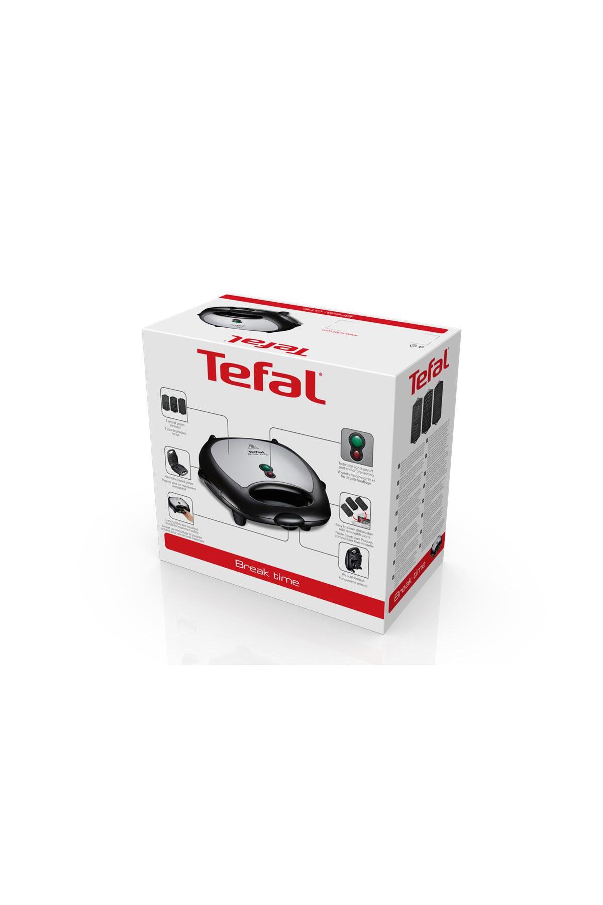 وافل ساز BREAK TIME TOAST &amp; WAFFLE MAKER 1500637316 اورجینال TEFAL