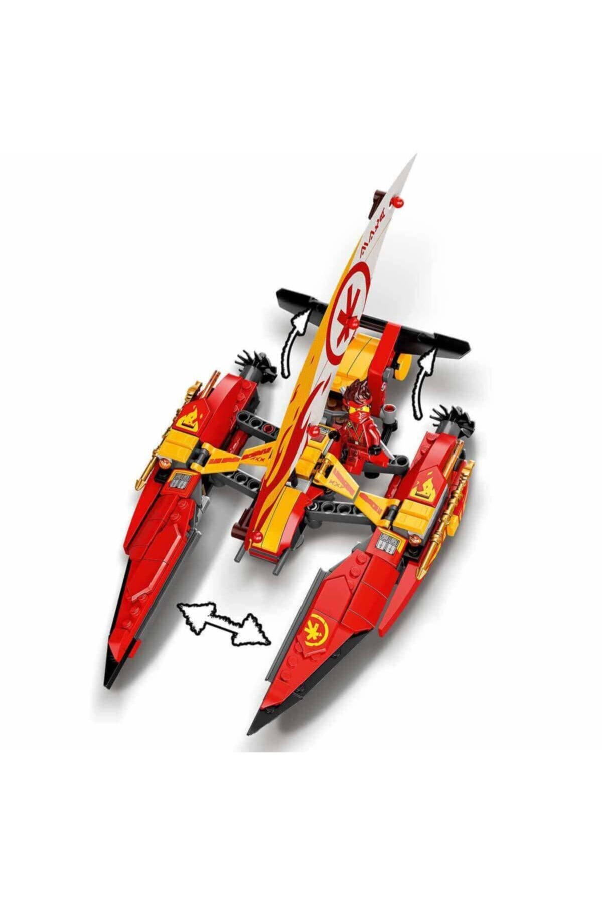 لگو و اسباب بازی های ساخت محور NINJAGO CATAMARAN SEA BATTLE 71748 از ترکیه LEGO