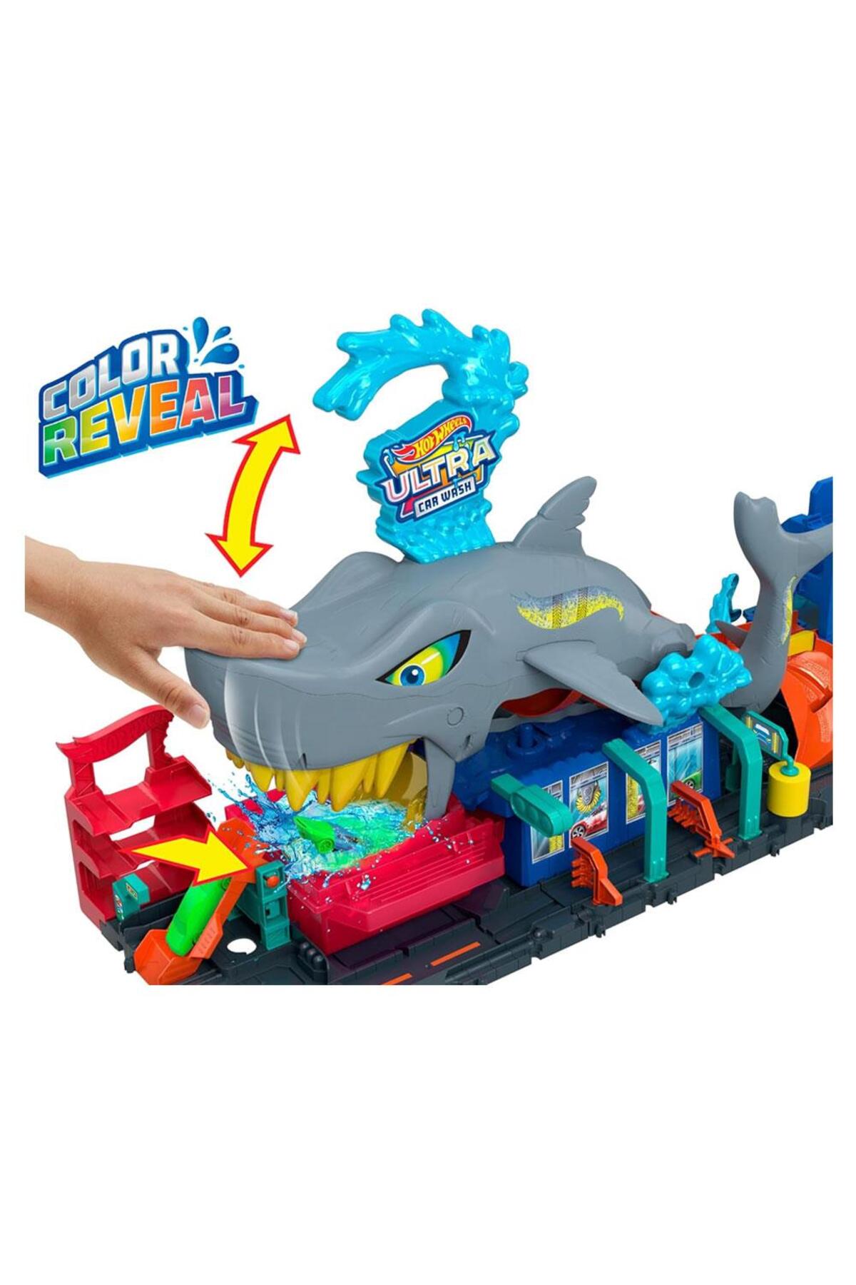 سایر ست های بازی شستشوی اتومبیل کوسه باشکوه محصول دارای مجوز HTN82 هات ویلز اورجینال HOT WHEELS