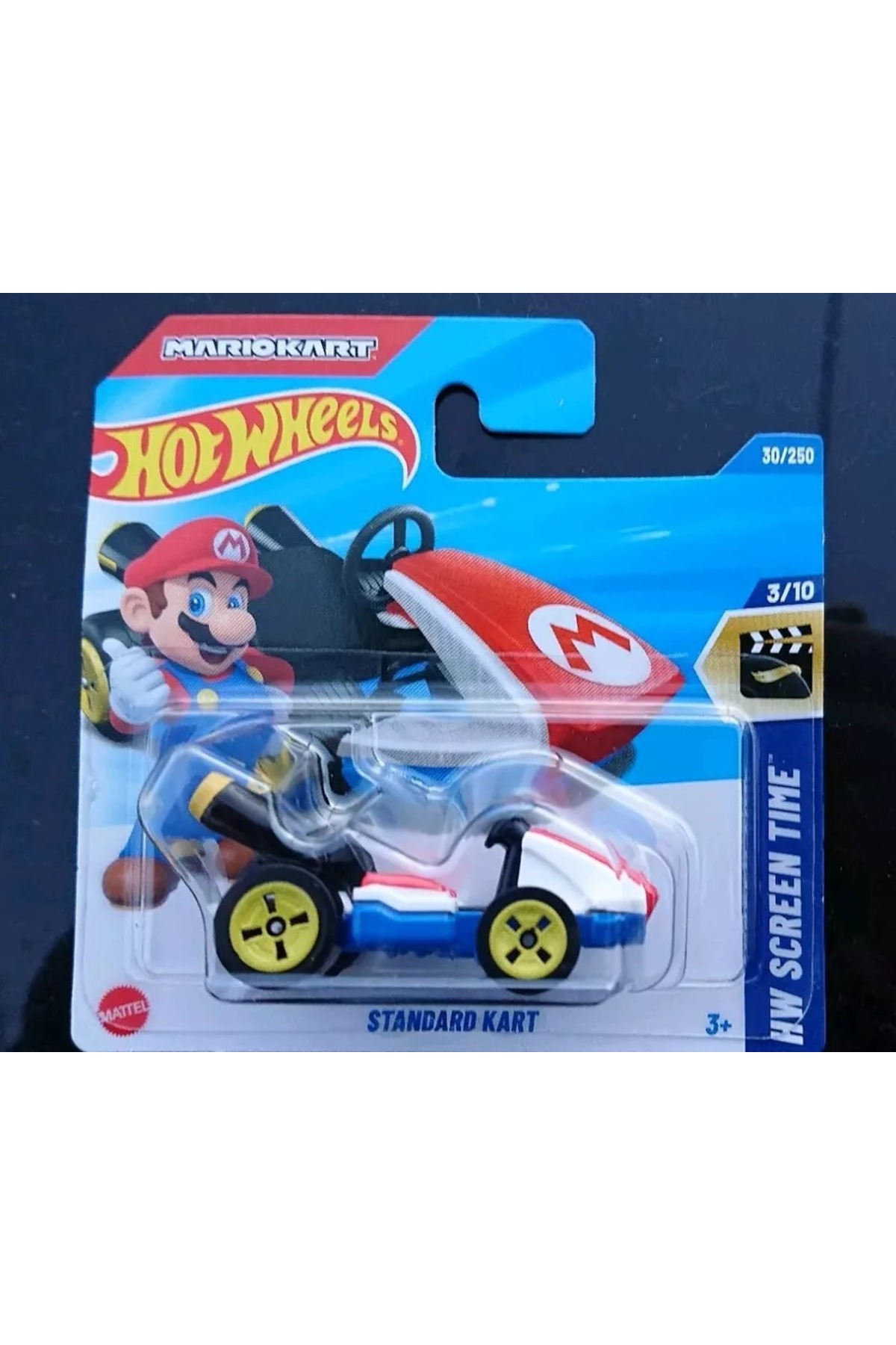 ماشین اسباب بازی کارت استاندارد تک خودروی 2025 ماریو 3 10 از ترکیه HOT WHEELS
