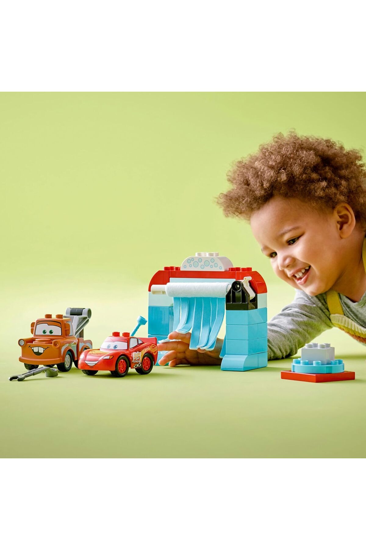 لگو و اسباب بازی های ساخت محور ® DUPLO® | DISNEY PIXAR CARS LIGHTNING MCQUEEN AND MATER'S CAR WASH FUN 10996 29 PIECES از ترکیه LEGO