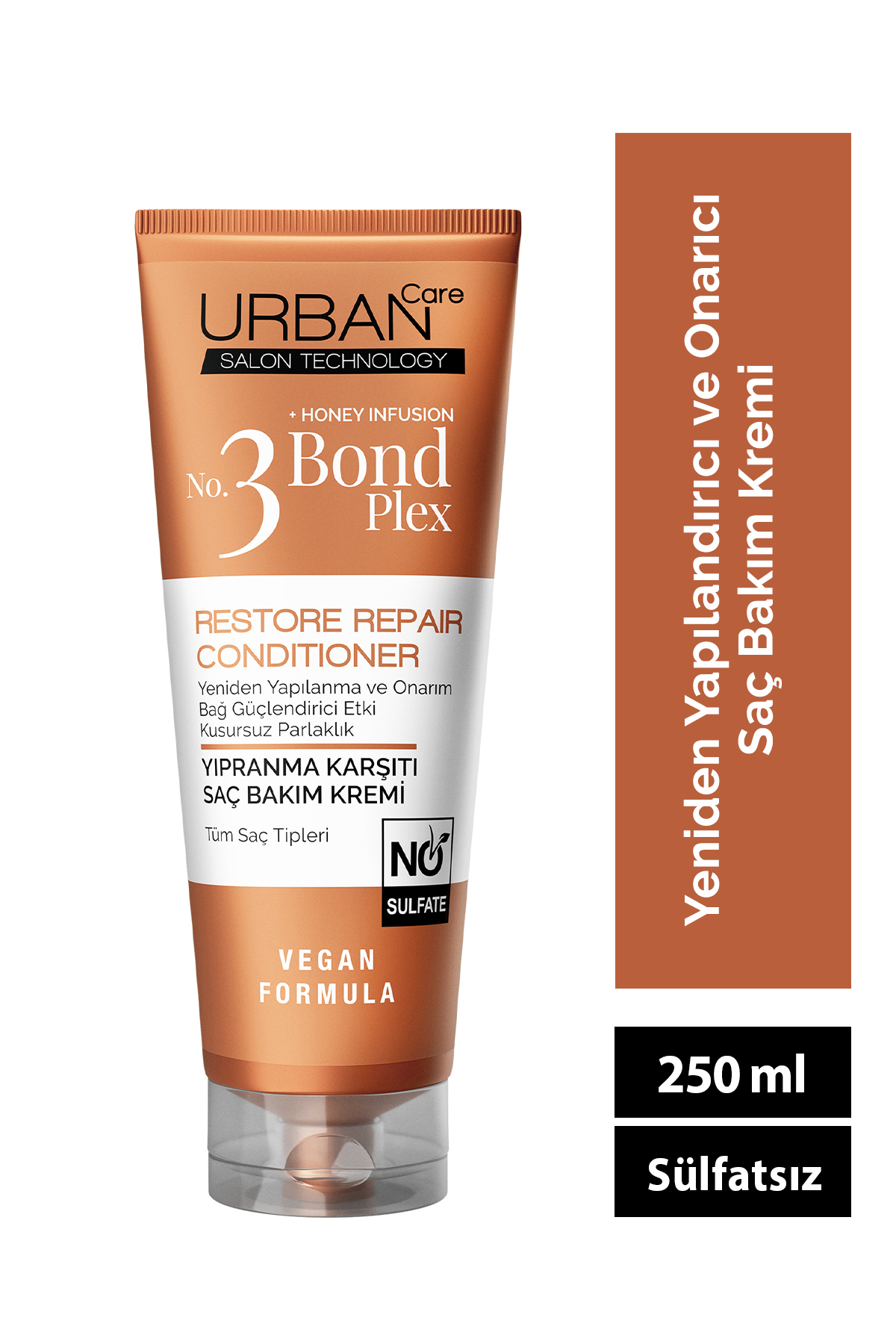 نرم کننده مو NO.3 BOND PLEX RESTORE REPAIR ANTI WEAR HAIR CARE CREAM 250 ML VEGAN Urban Care
