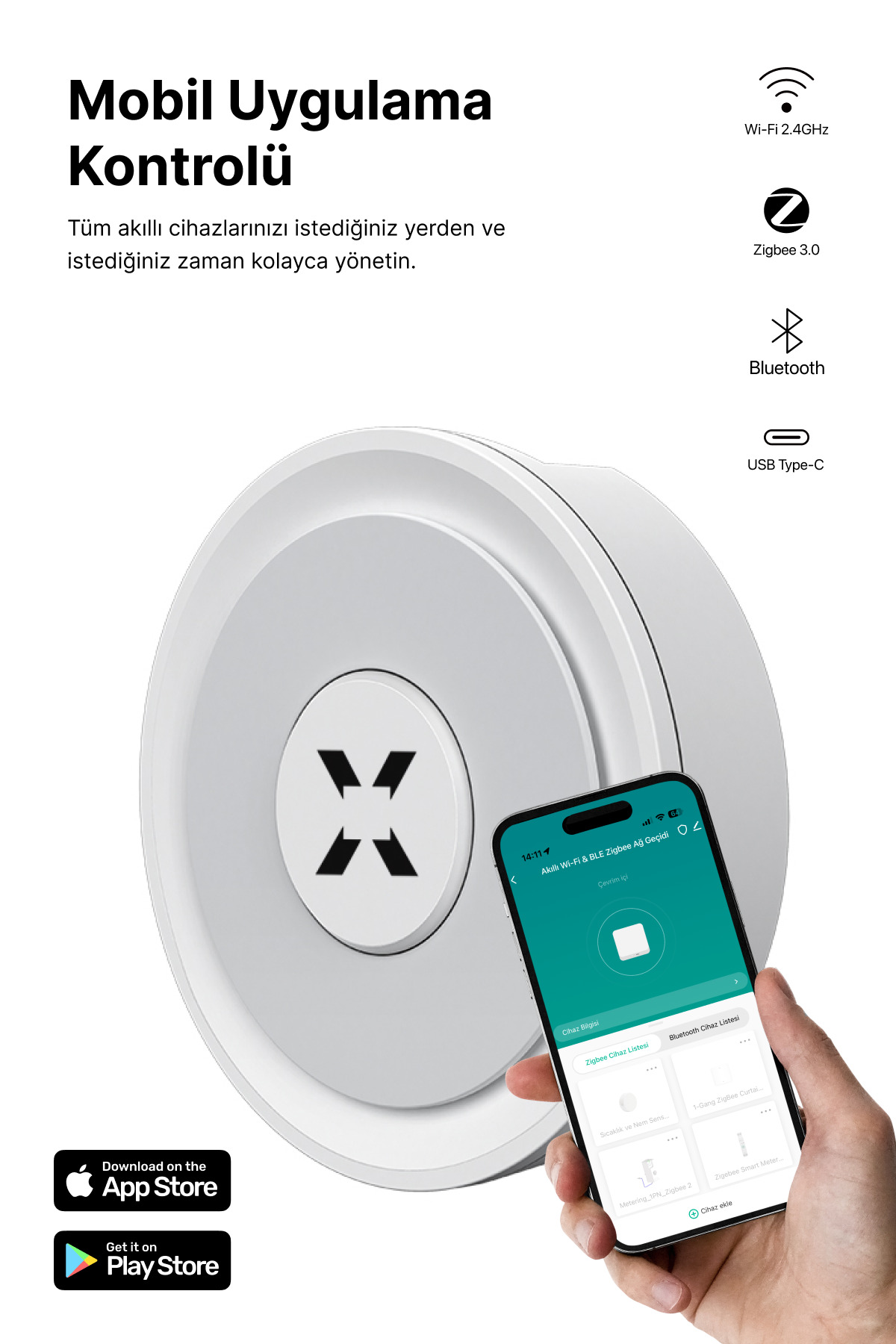 درگاه شبکه خانه هوشمند زنون اسمارت Xenon Smart X7964، هاب Zigbee 3.0