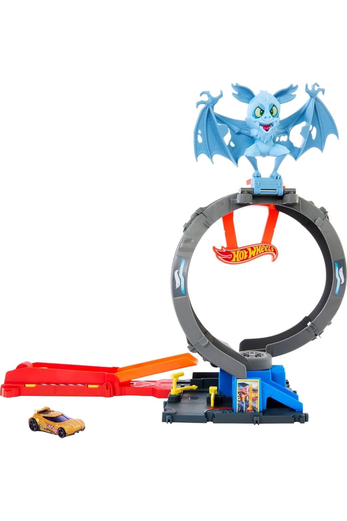 ماشین اسباب بازی CITY COMPING ENEMIES SERIES HDR29 HTN78 حمله حلقه خفاش هات ویلز اورجینال HOT WHEELS
