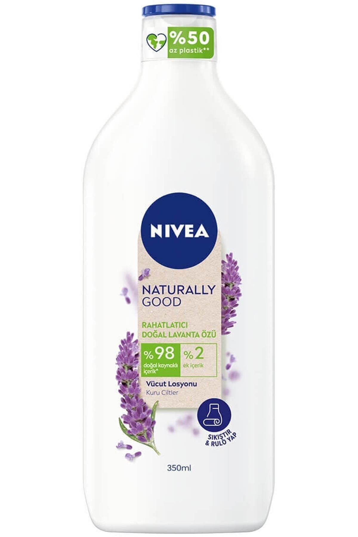 NIVEA لوسیون بدن طبیعی لاواندا 350 میلی لیتر