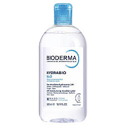 محلول میسلار پاک‌کننده صورت و آرایش بایودرما Bioderma Hydrabio H2O، مرطوب‌کننده، ۵۰۰ میلی‌لیتر
