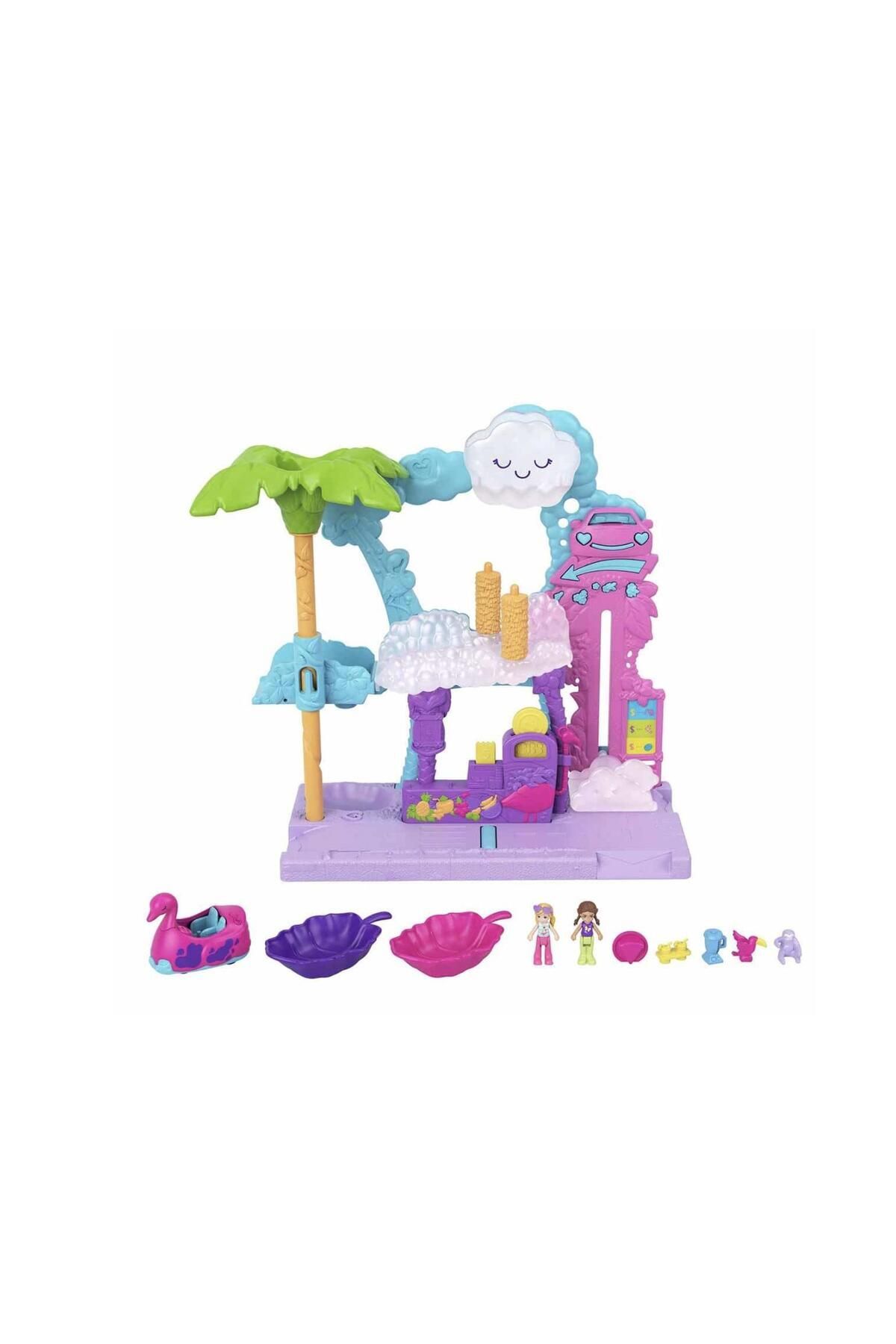 اسباب بازی های فیگور دیگر سرگرمی آبی ماشین فلامینگو اورجینال Polly Pocket