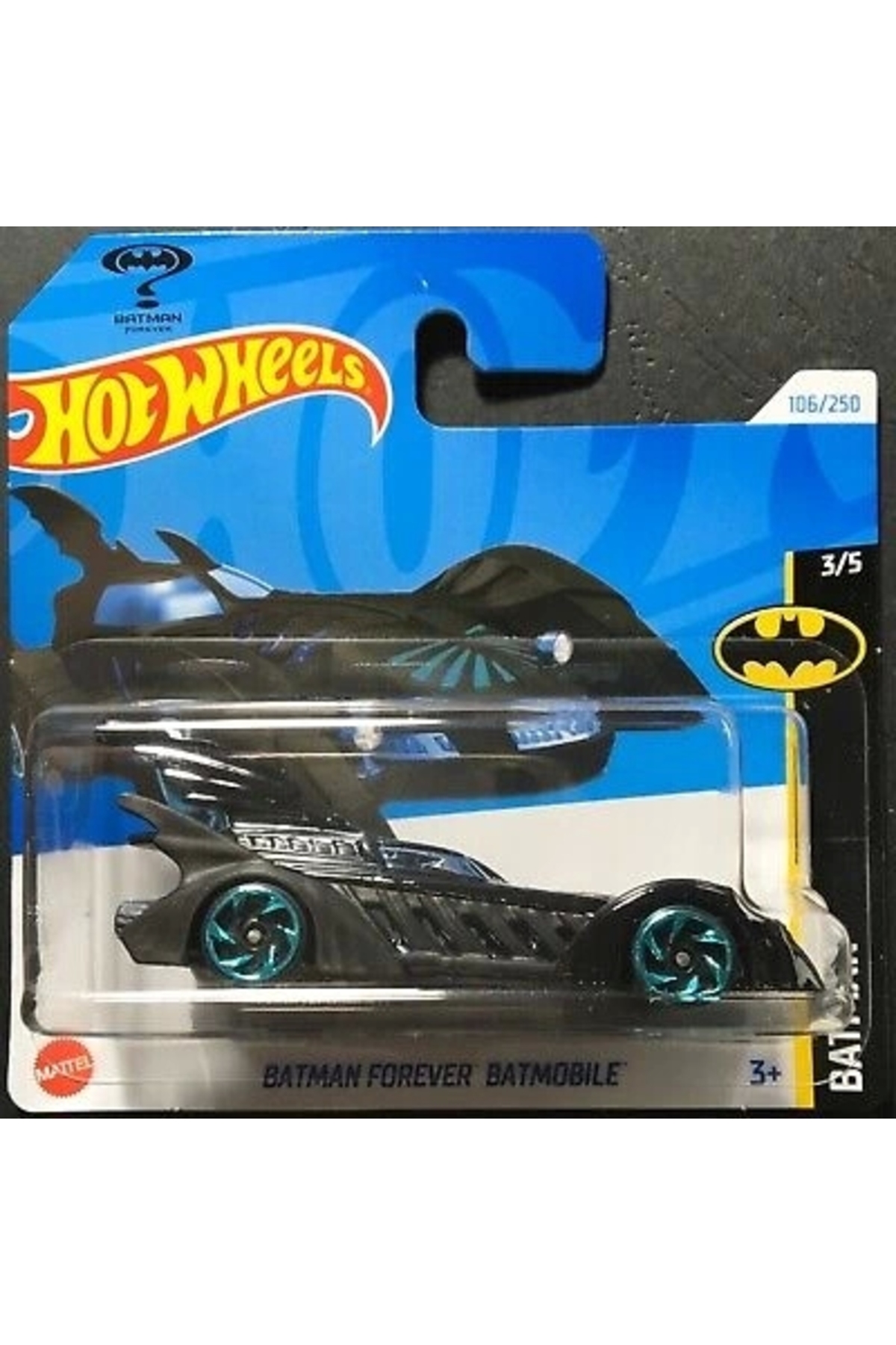مدل خودرو BATMAN FOREVER BATMOBILE 2024 HTF19 هات ویلز اورجینال HOT WHEELS