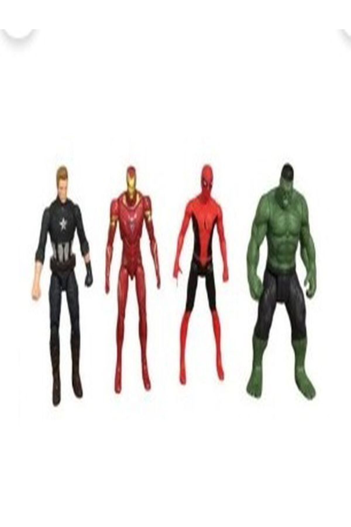اسباب بازی های فیگور دیگر مجموعه 4 تایی فیگورهای نورانی 16 سانتی متری SUPER HEROES AVENGERS