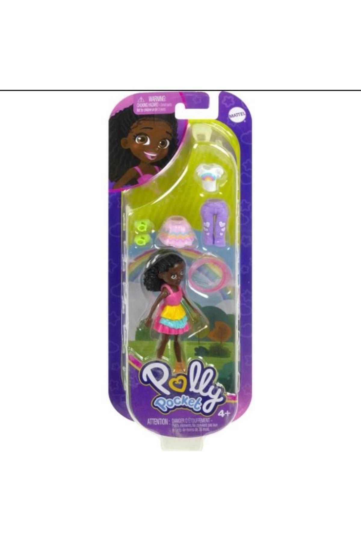 عروسک های اسباب بازی و لوازم جانبی مد محصول دارای مجوز HNF50 HKV80 مشکی Polly Pocket